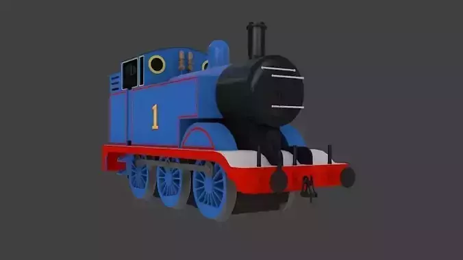 Series 1  Thomas the Tank Engine Low-poly 3D model