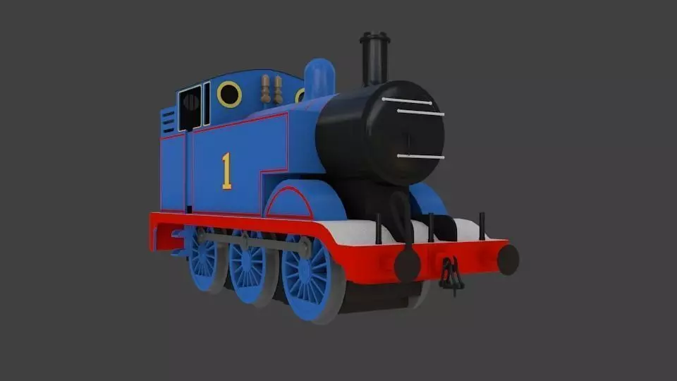 Series 1 Thomas the Tank Engine Low-poly 3D model