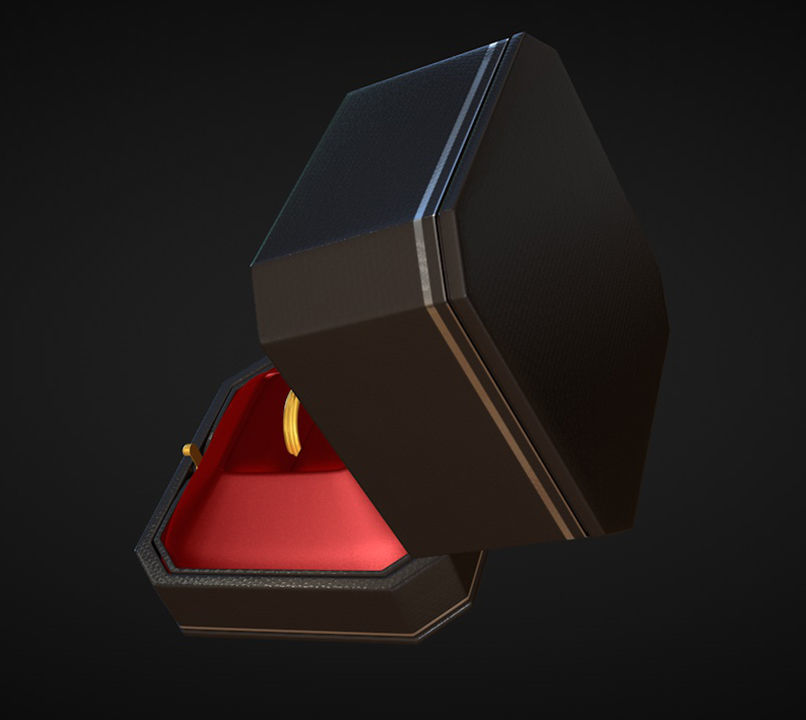 ring box 3D model_2