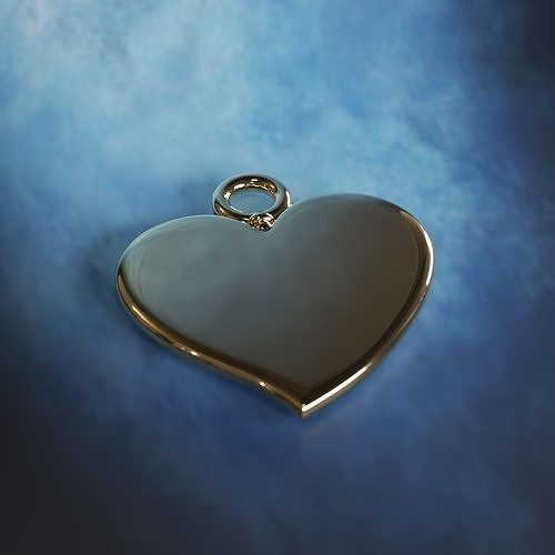 Heart Pendant - stl 3D print model