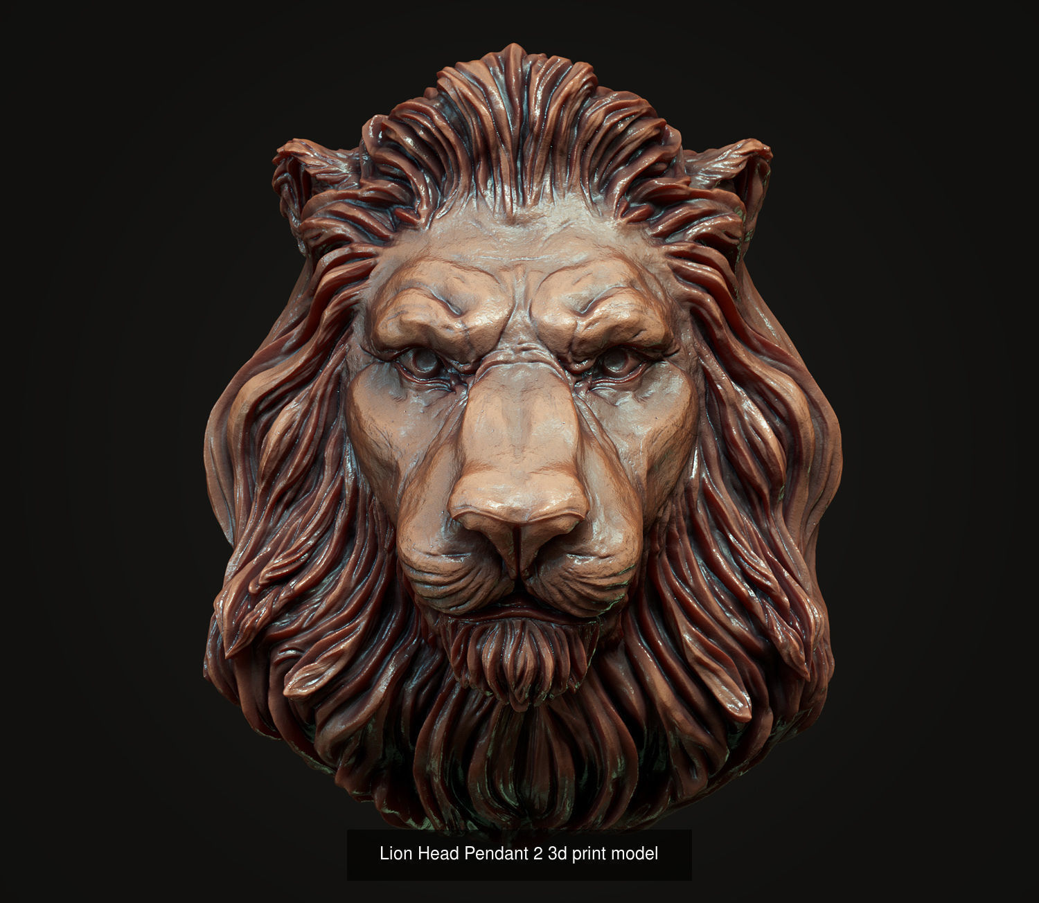 6 lions for 3d print 3D Model Collection_9