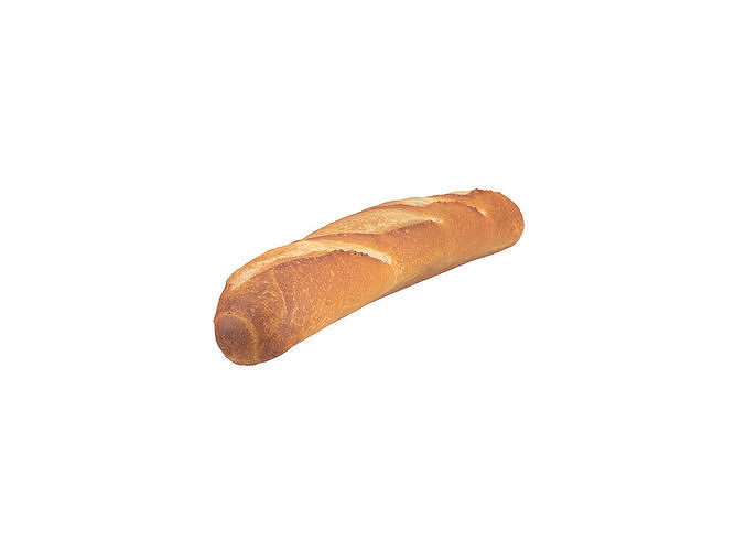 Photorealistic Baguette 3D Scan 3D model 7