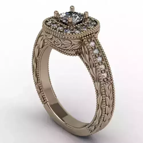 Fashionable engagement ring