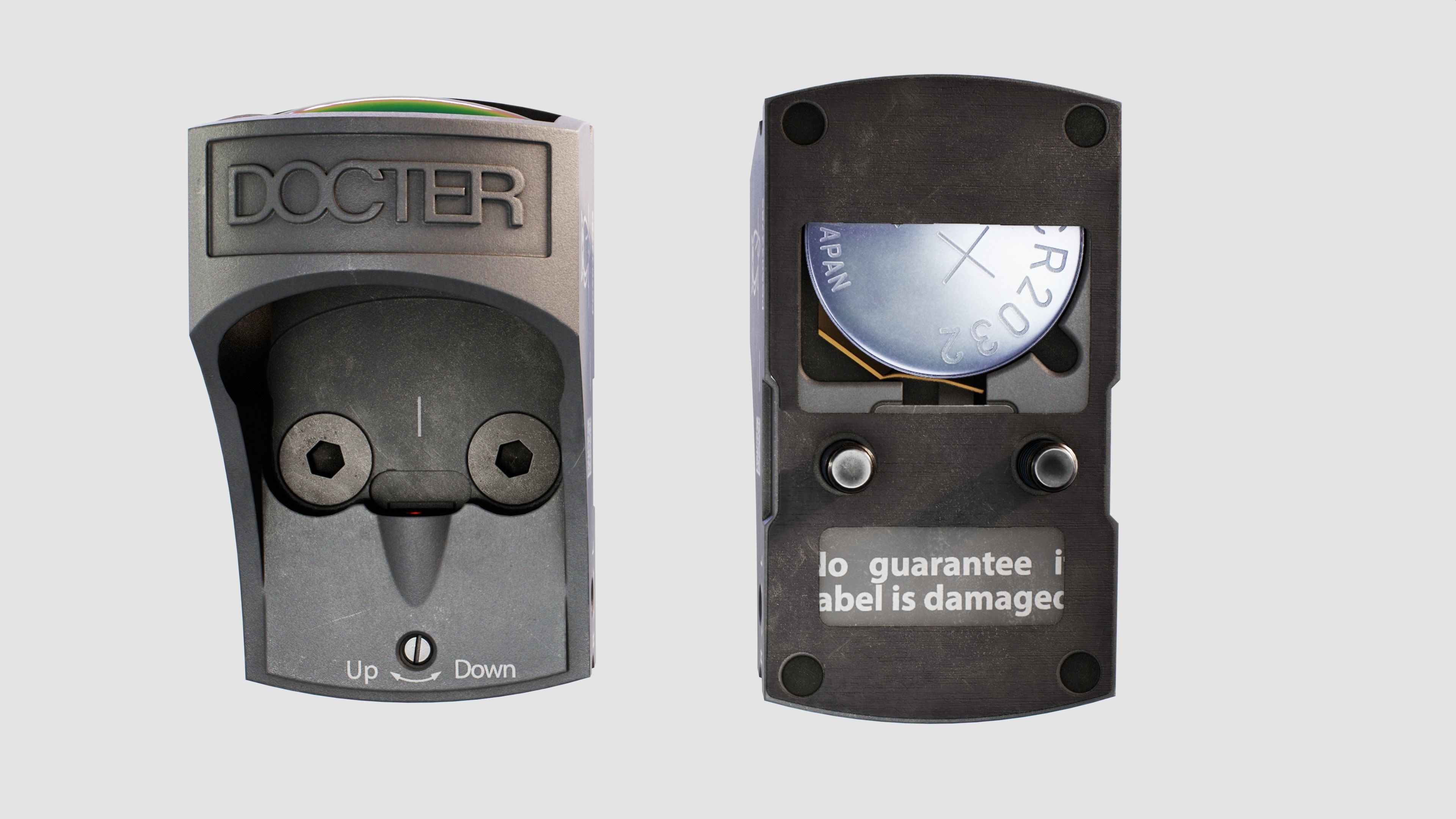 Docter Sight C Miniature Reflex Sight Low-poly 3D model_23