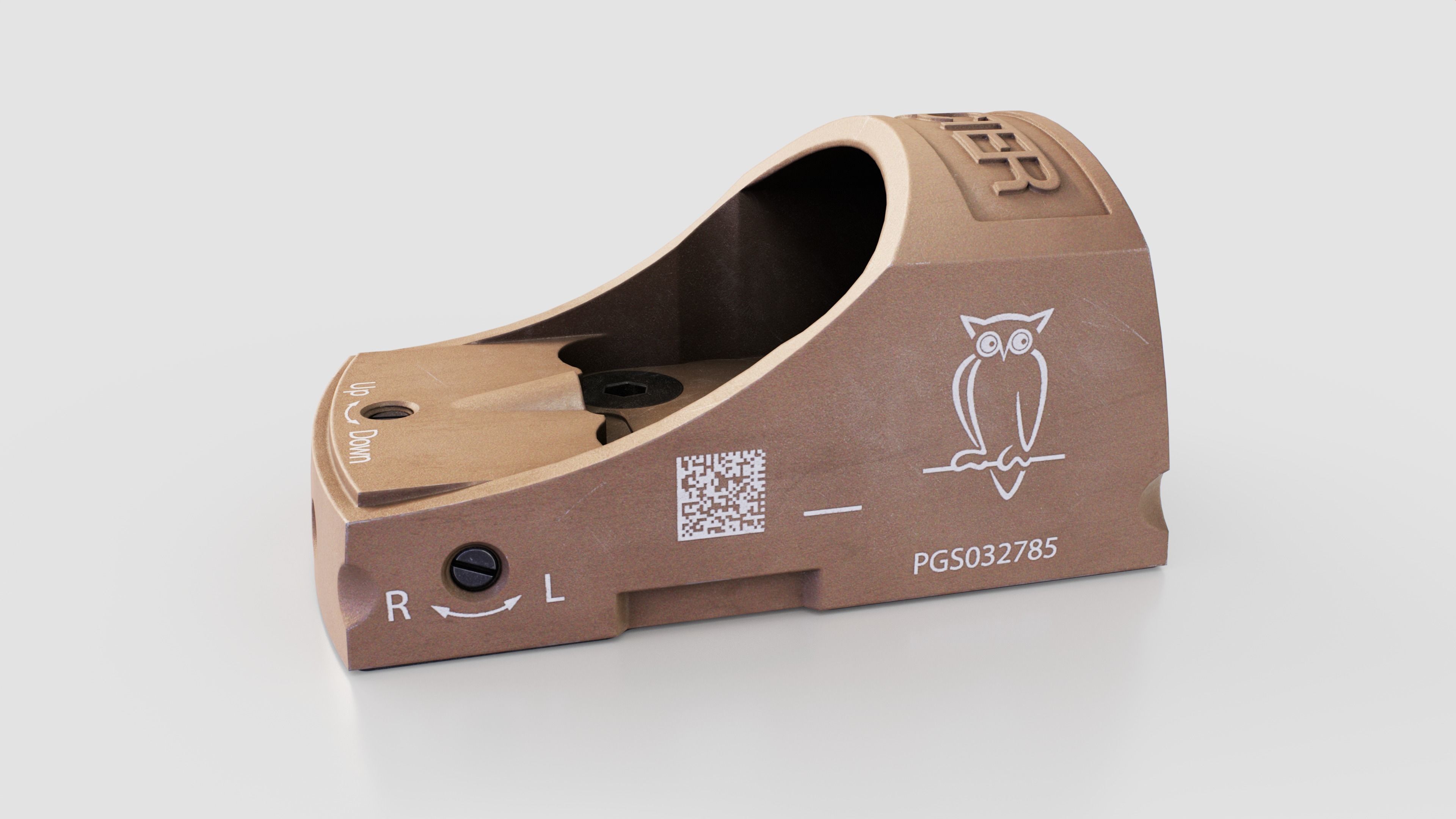 Docter Sight C Miniature Reflex Sight Low-poly 3D model_16