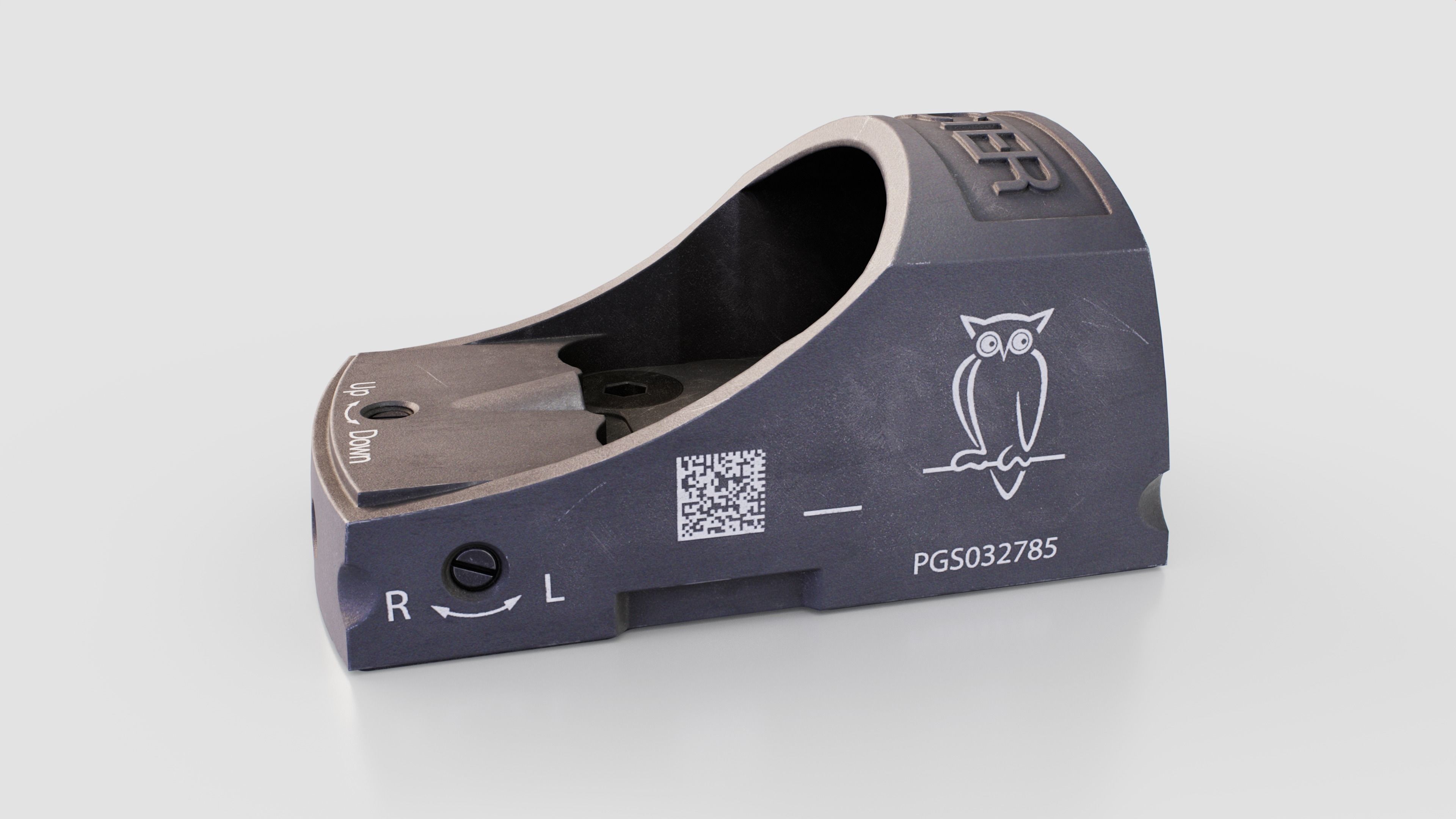 Docter Sight C Miniature Reflex Sight Low-poly 3D model_15