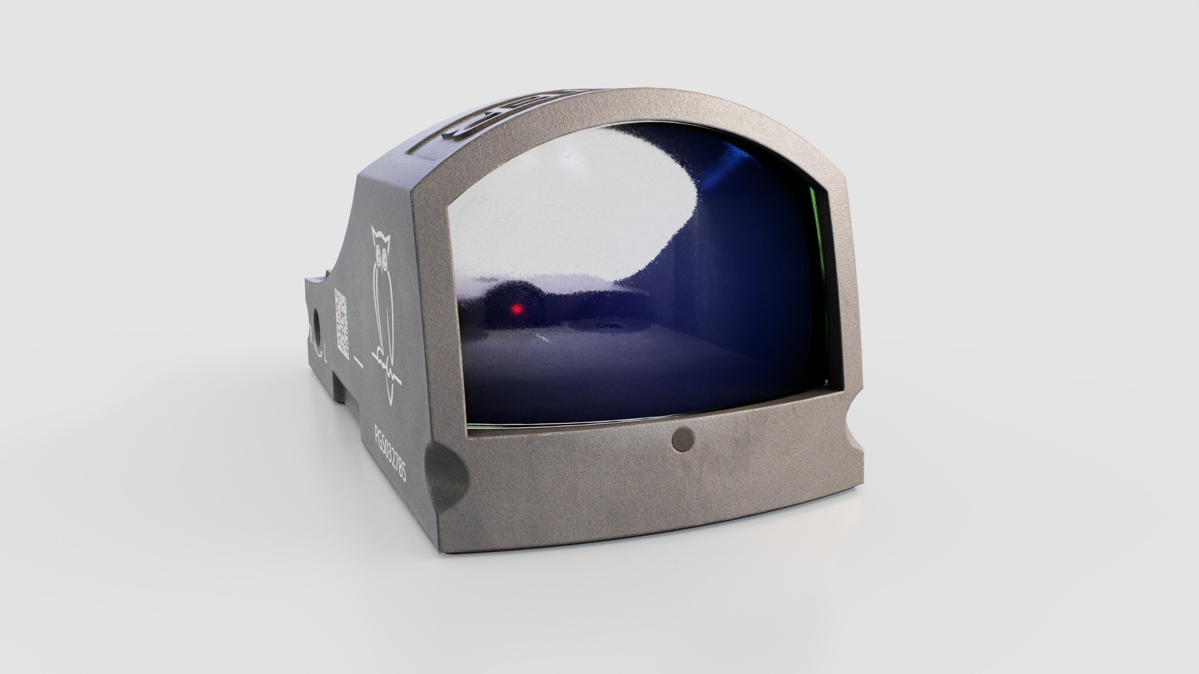 Docter Sight C Miniature Reflex Sight Low-poly 3D model_20