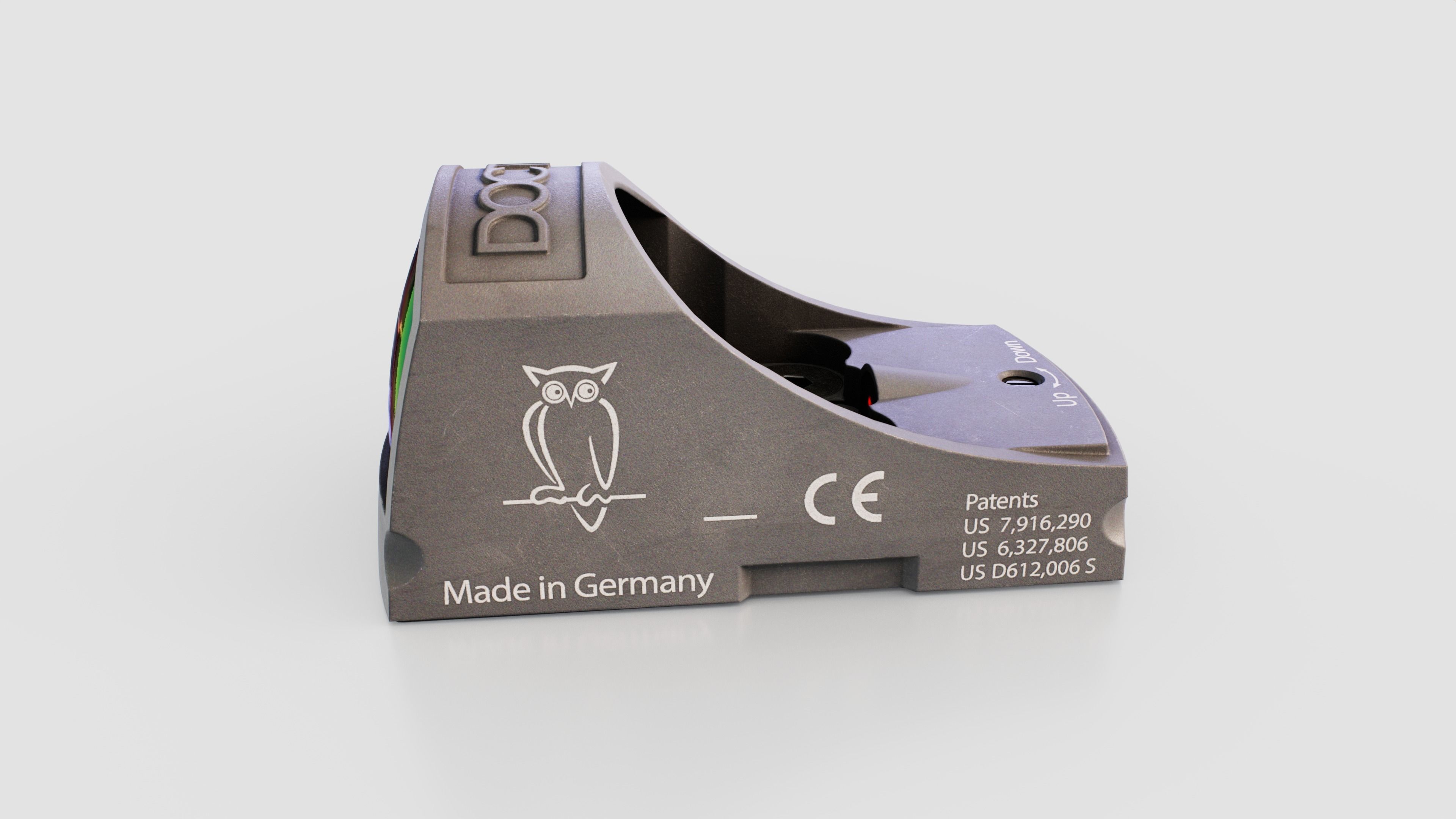 Docter Sight C Miniature Reflex Sight Low-poly 3D model_8