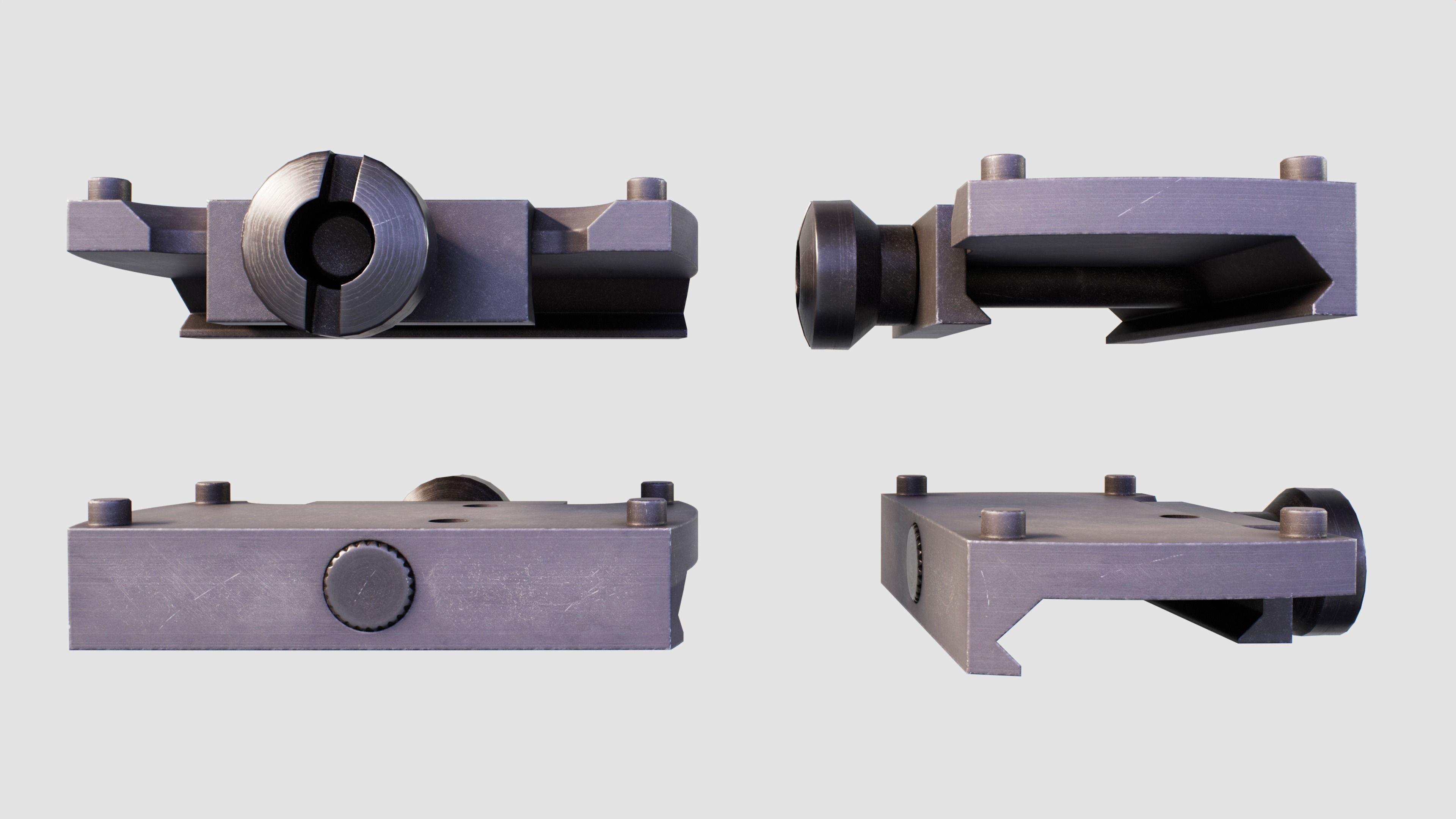 Docter Sight C Miniature Reflex Sight Low-poly 3D model_25