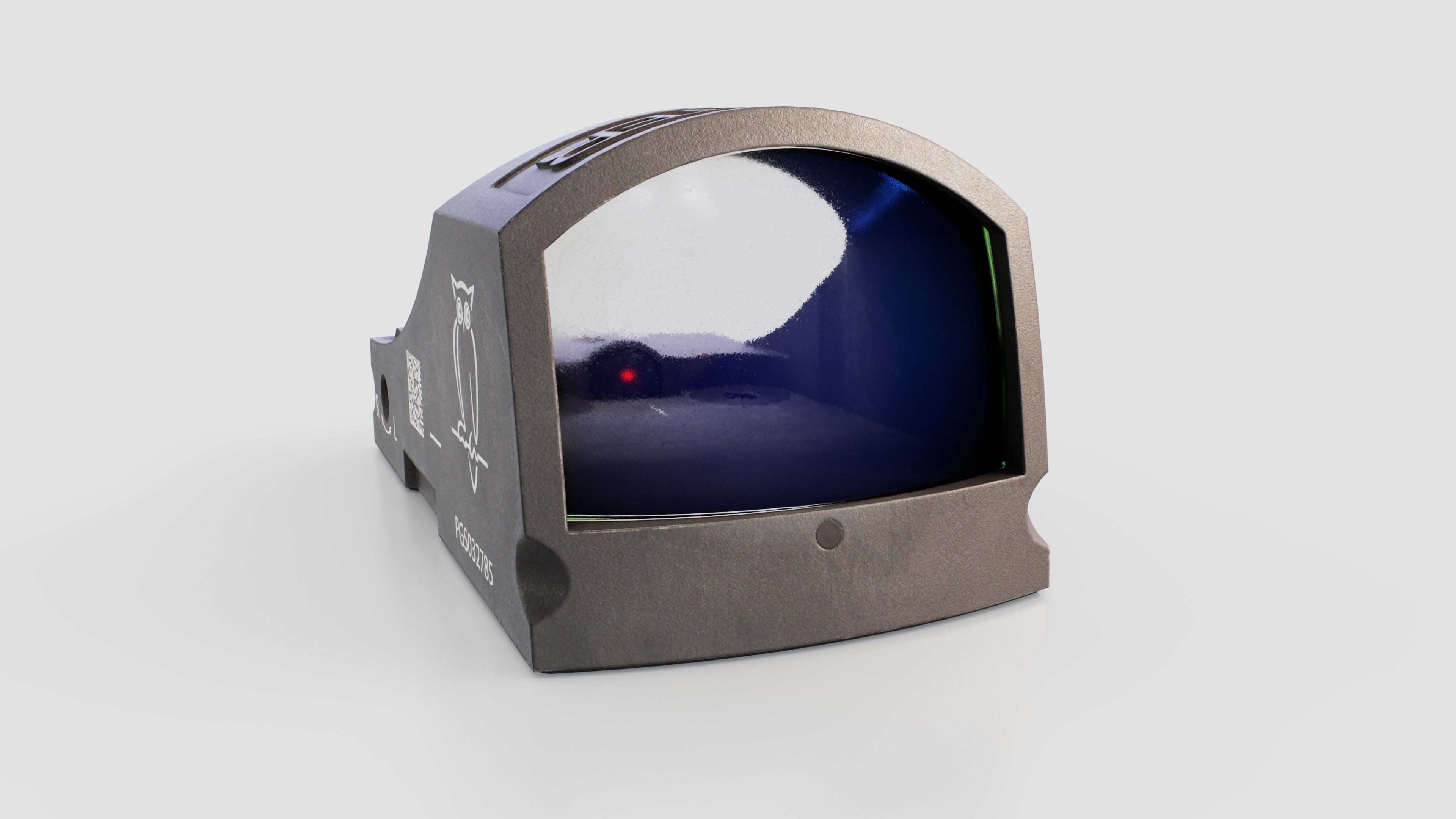 Docter Sight C Miniature Reflex Sight Low-poly 3D model_18