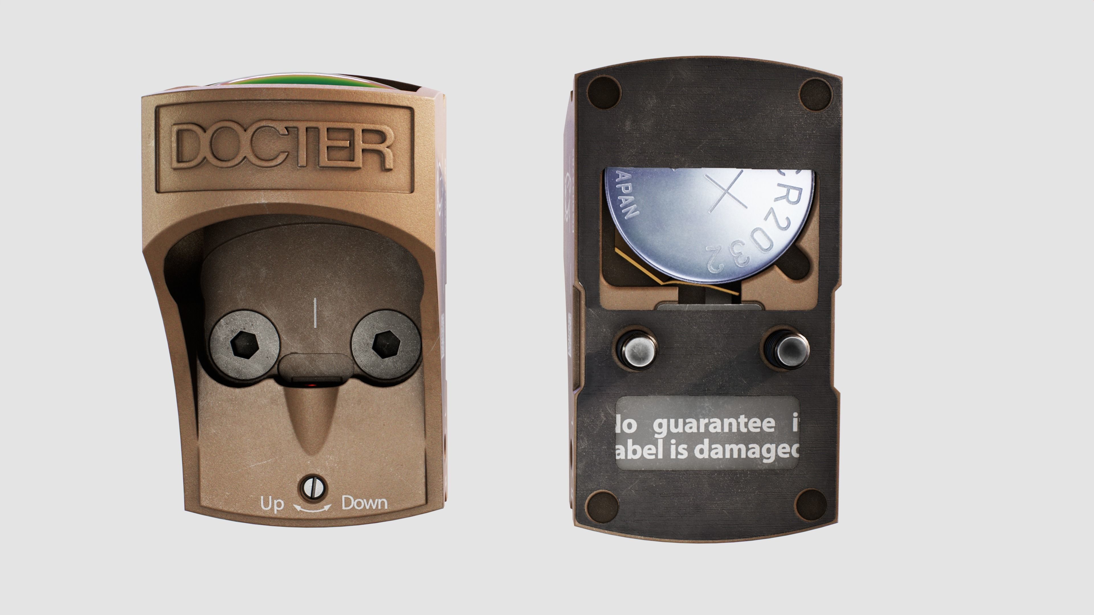 Docter Sight C Miniature Reflex Sight Low-poly 3D model_22