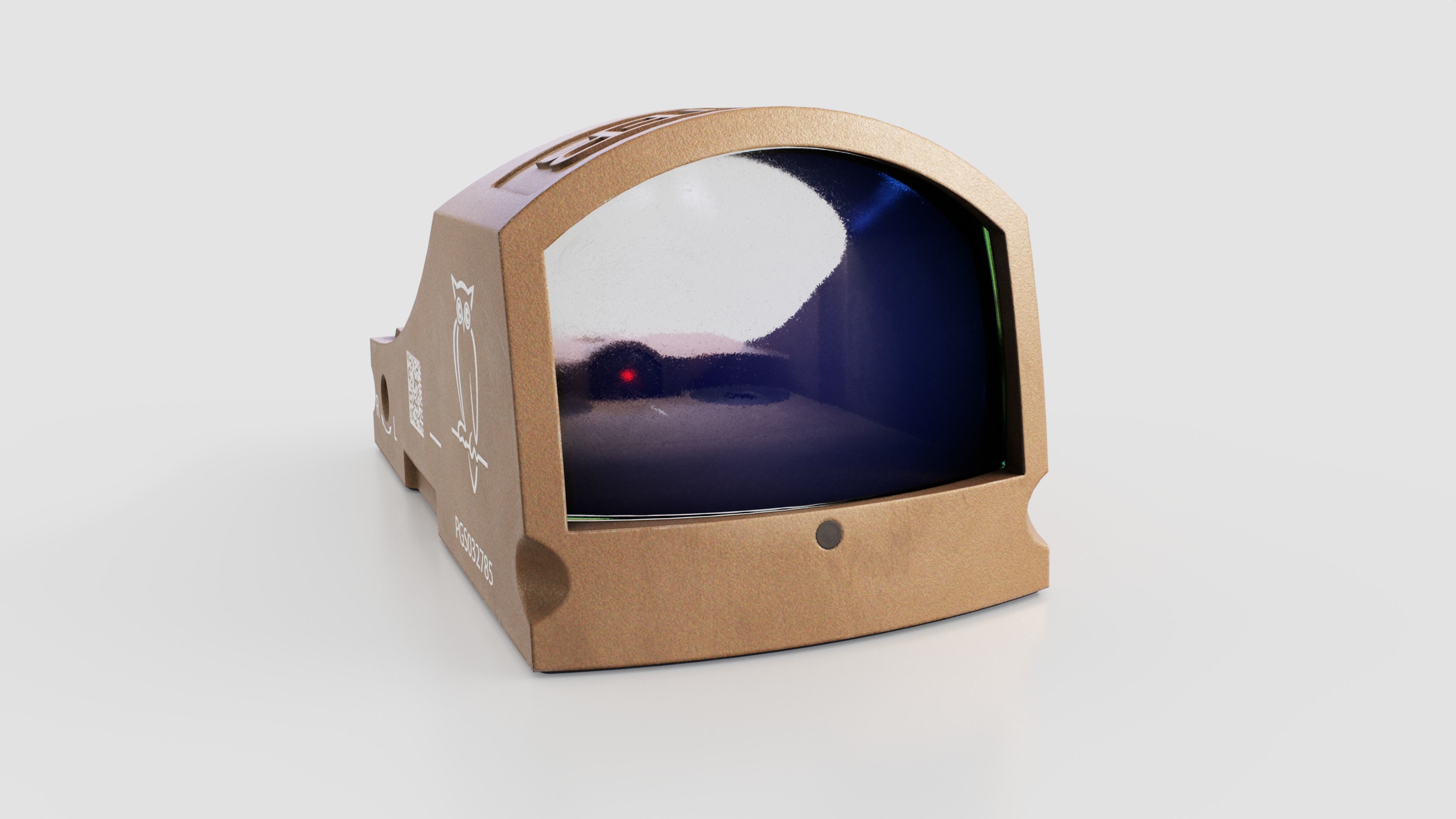 Docter Sight C Miniature Reflex Sight Low-poly 3D model_19