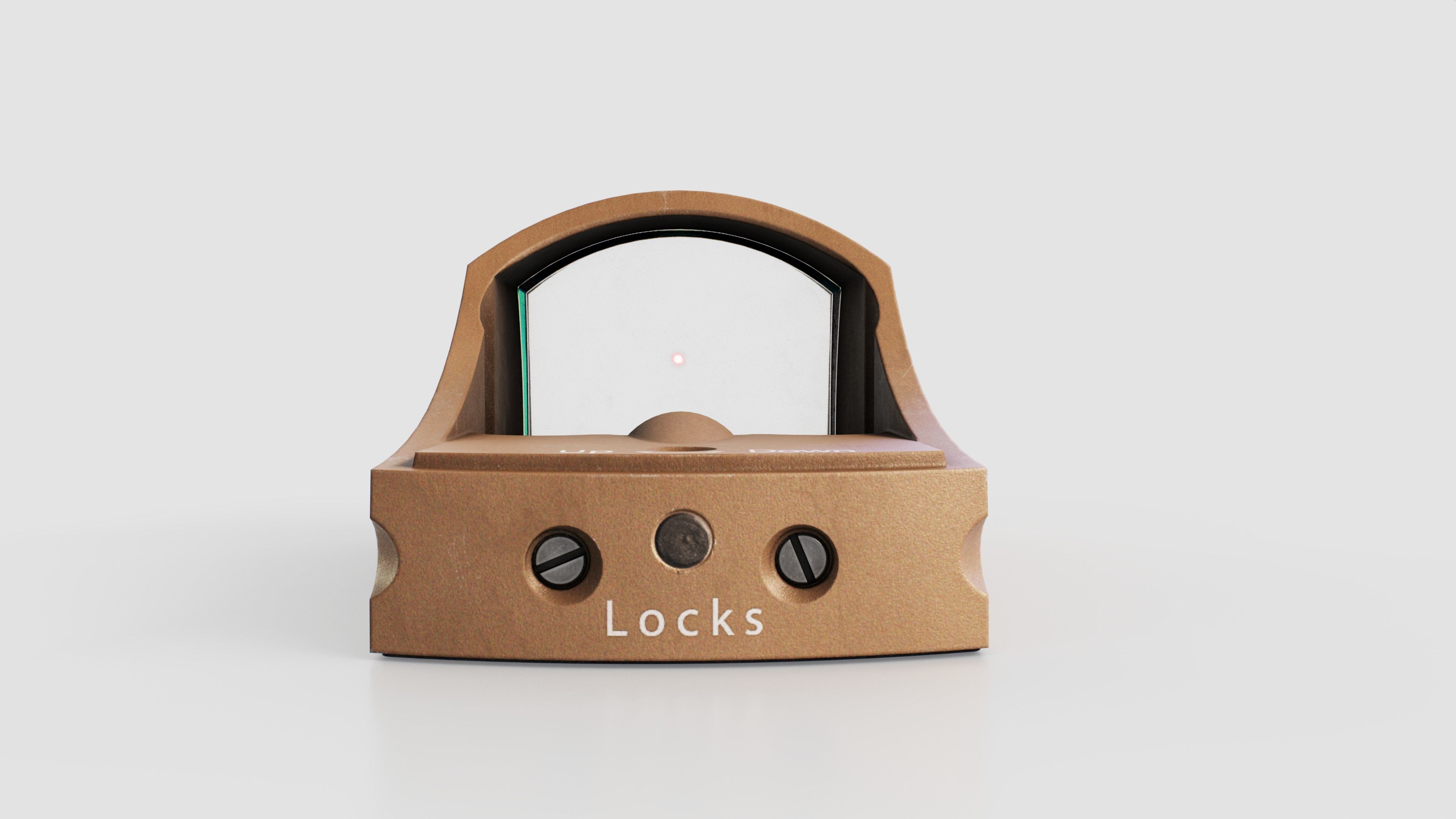 Docter Sight C Miniature Reflex Sight Low-poly 3D model_13