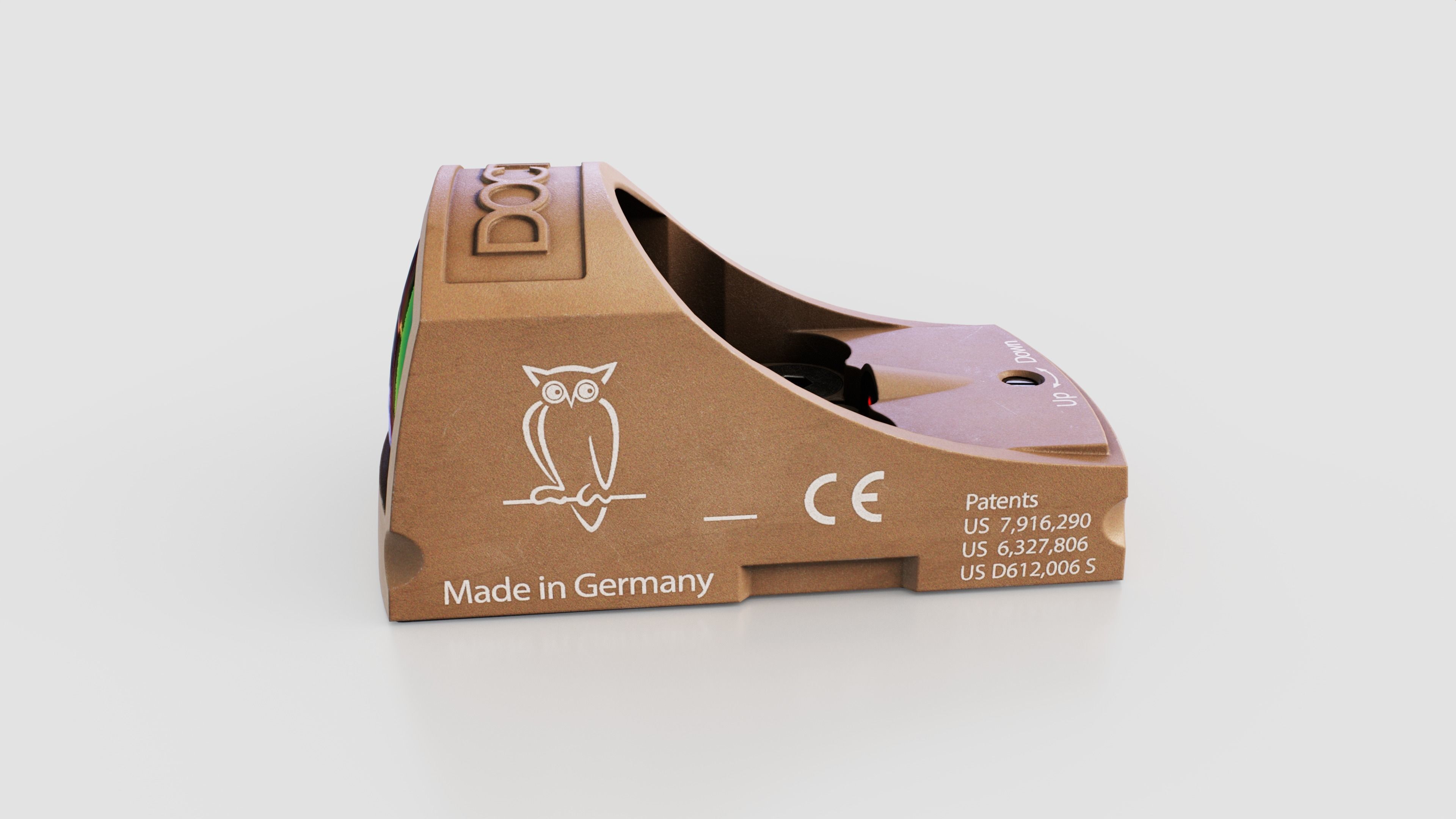 Docter Sight C Miniature Reflex Sight Low-poly 3D model_7