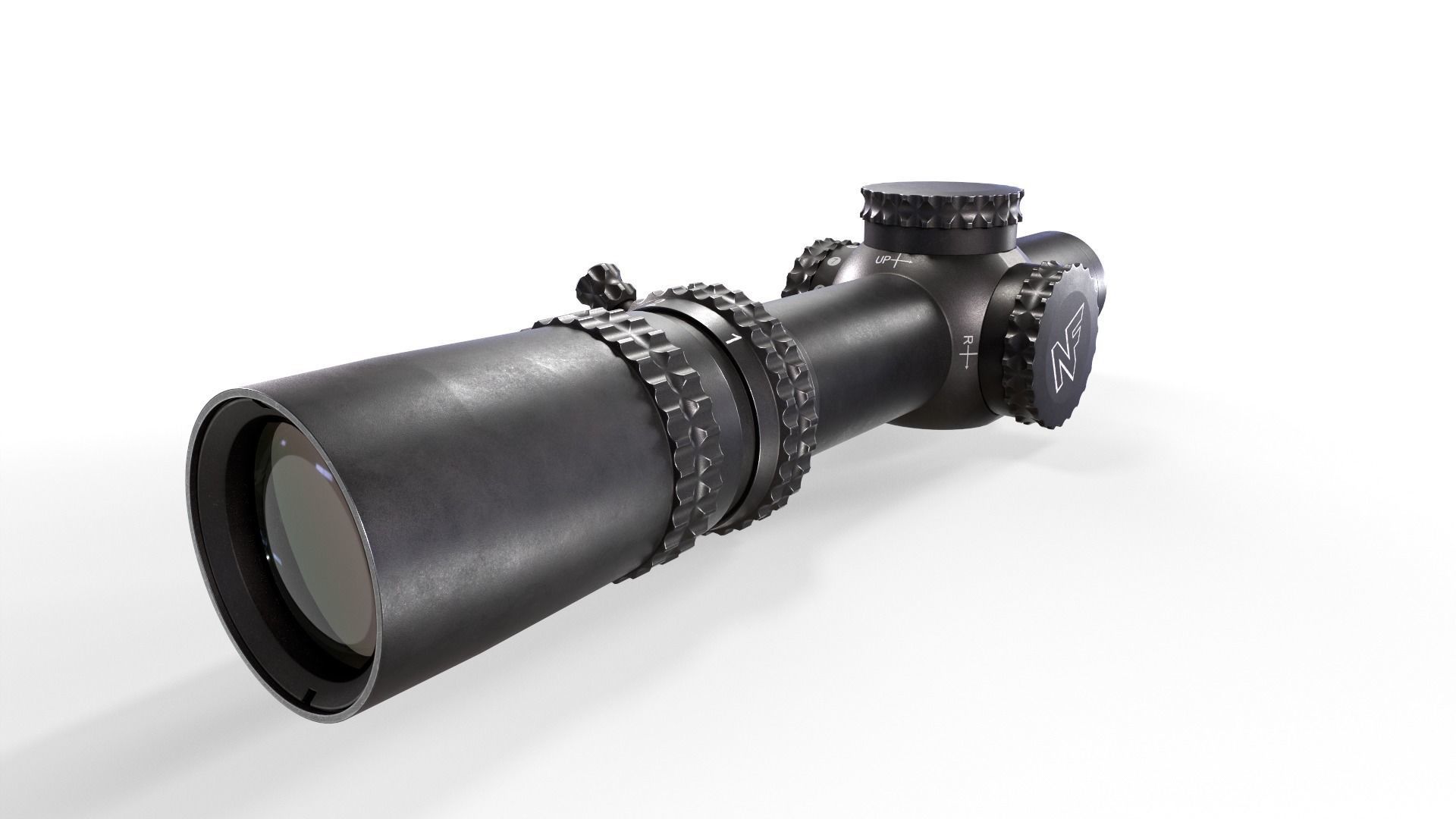 Nightforce ATACR 1-8x24 F1 Low Power Variable Optic Low-poly 3D model_8