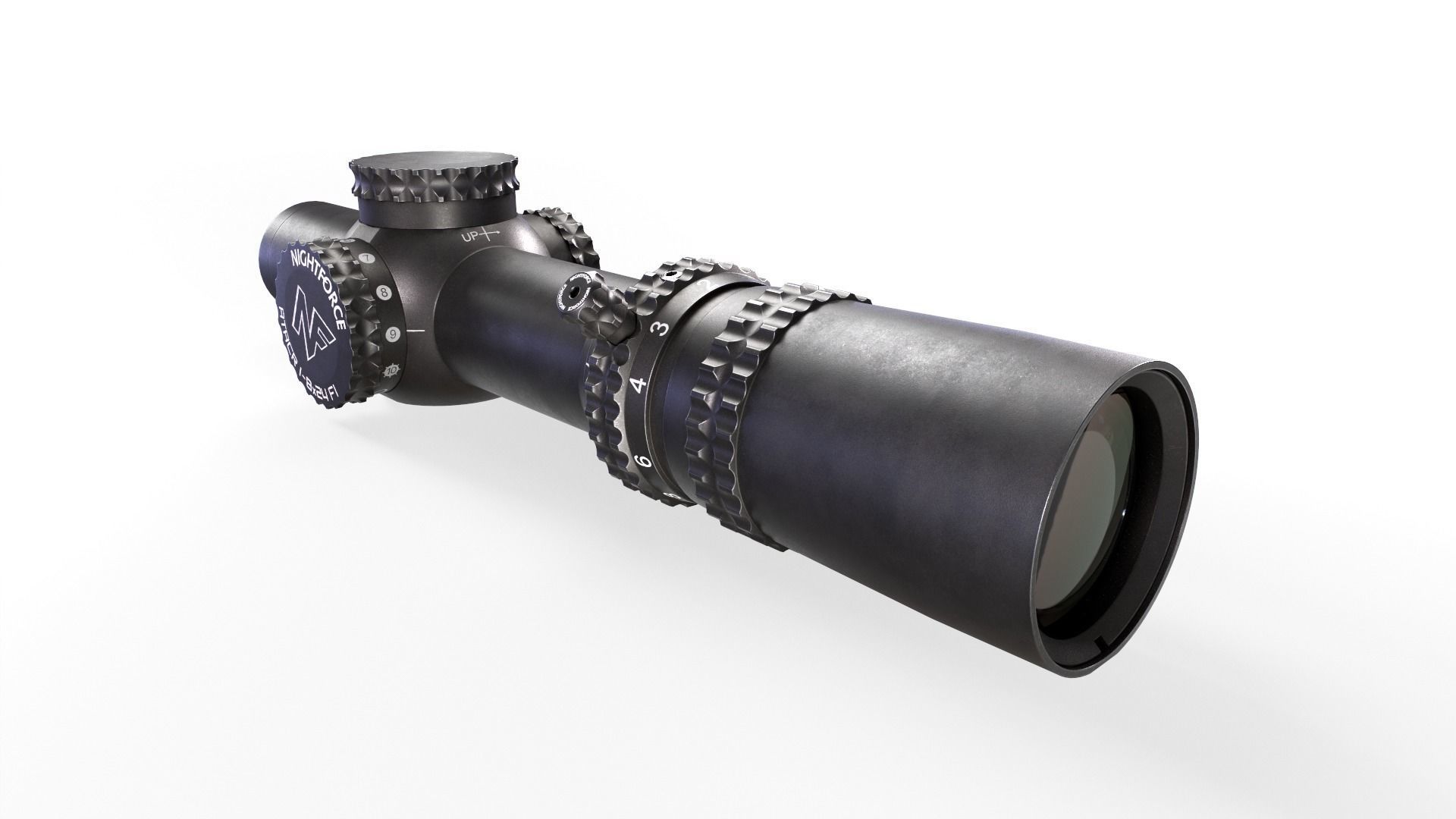 Nightforce ATACR 1-8x24 F1 Low Power Variable Optic Low-poly 3D model_5