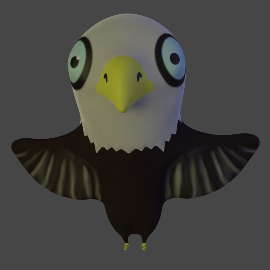 Low Poly Forest Animals Animated Low-poly 3D model_3