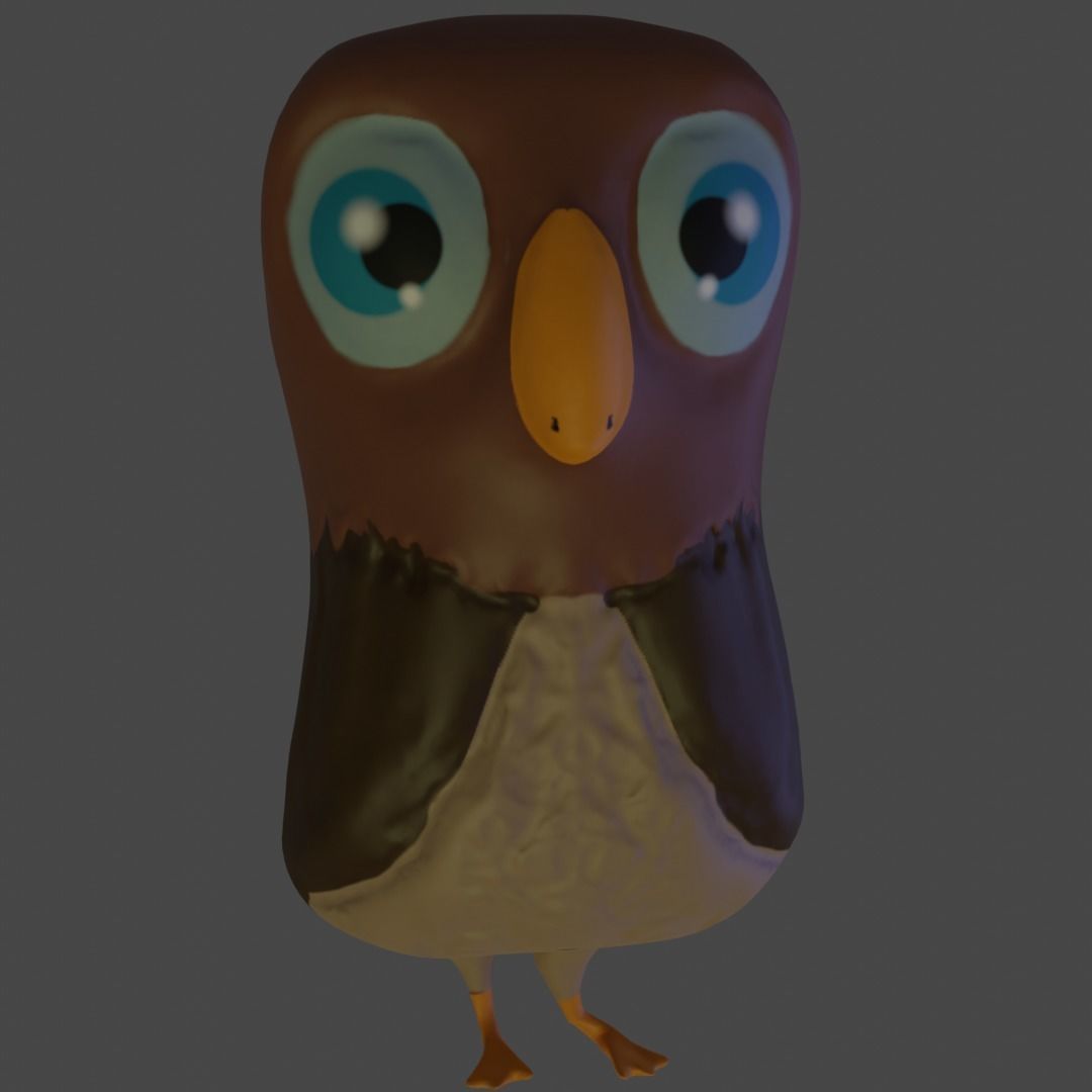 Low Poly Forest Animals Animated Low-poly 3D model_6