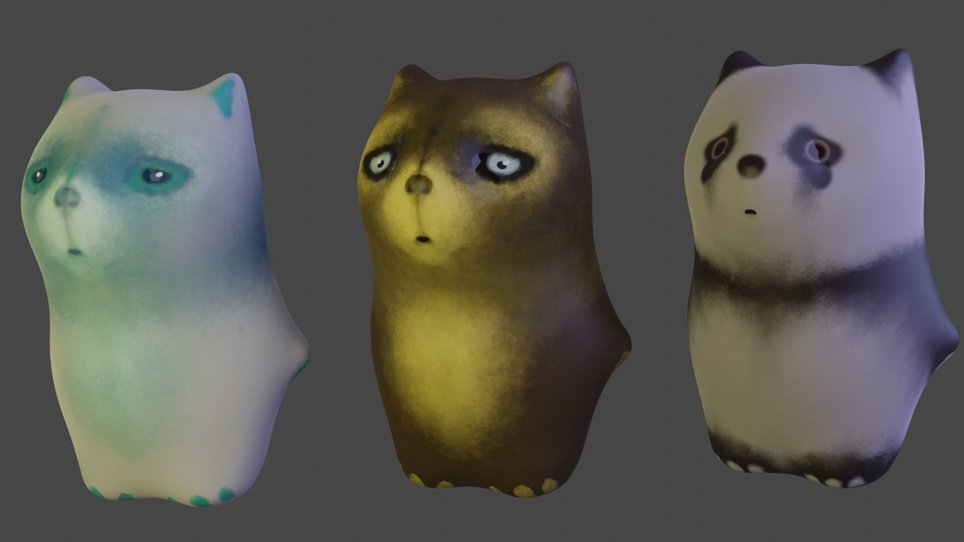 Low Poly Forest Animals Animated Low-poly 3D model_4