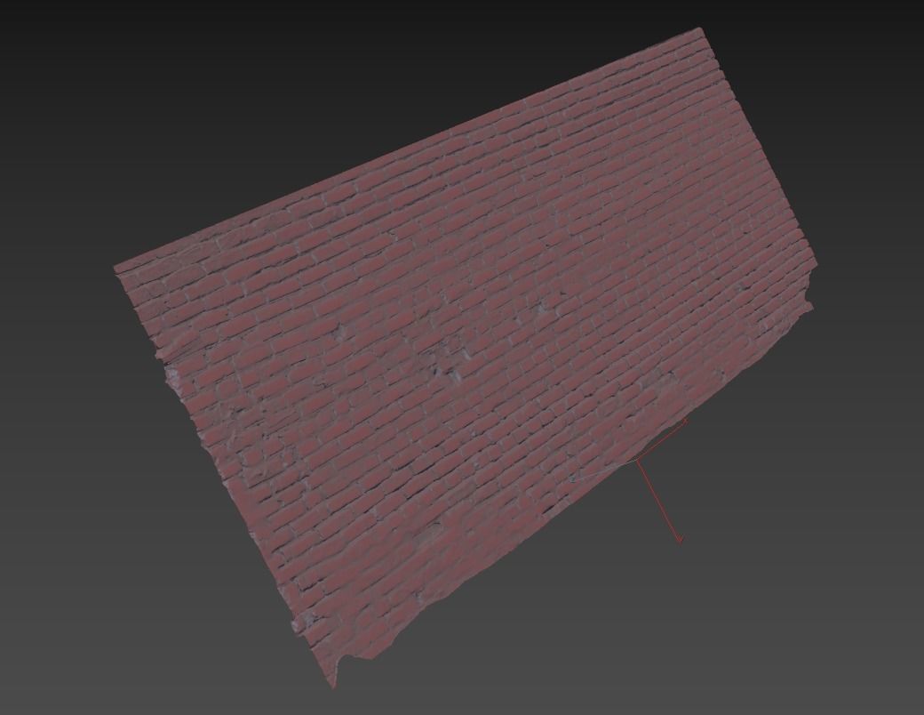 Ultra realistic Brick Old wall Scan 3D model_8