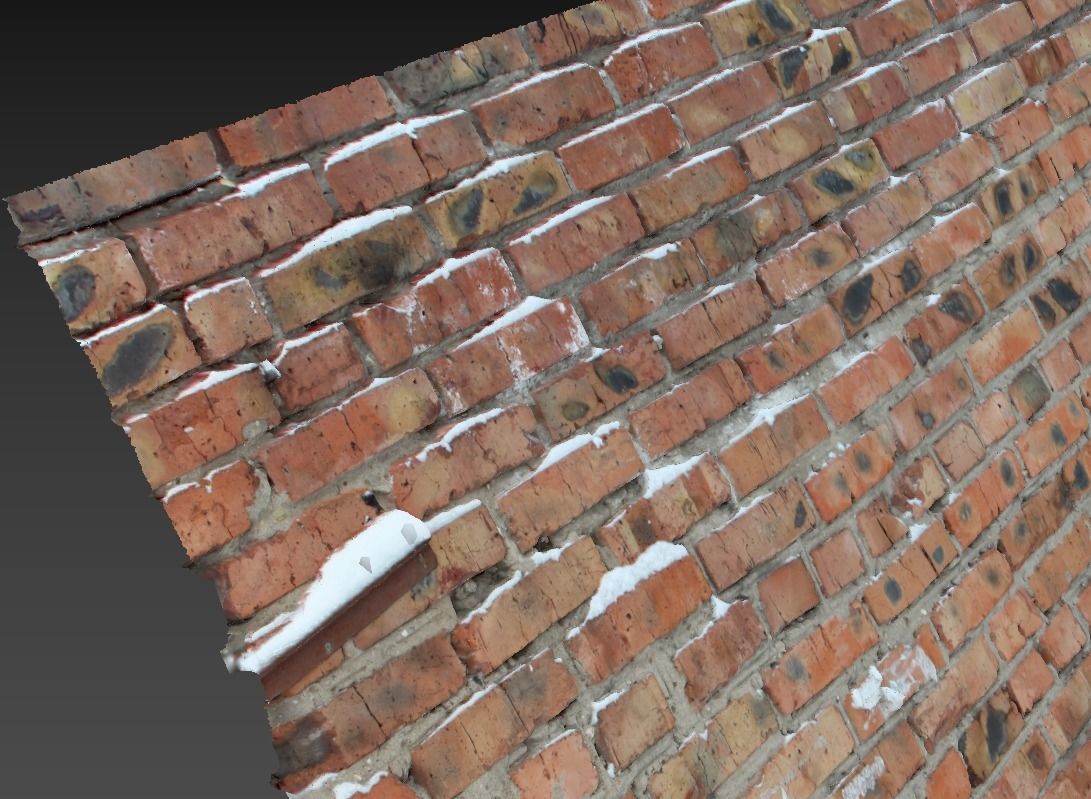 Ultra realistic Brick Old wall Scan 3D model_10