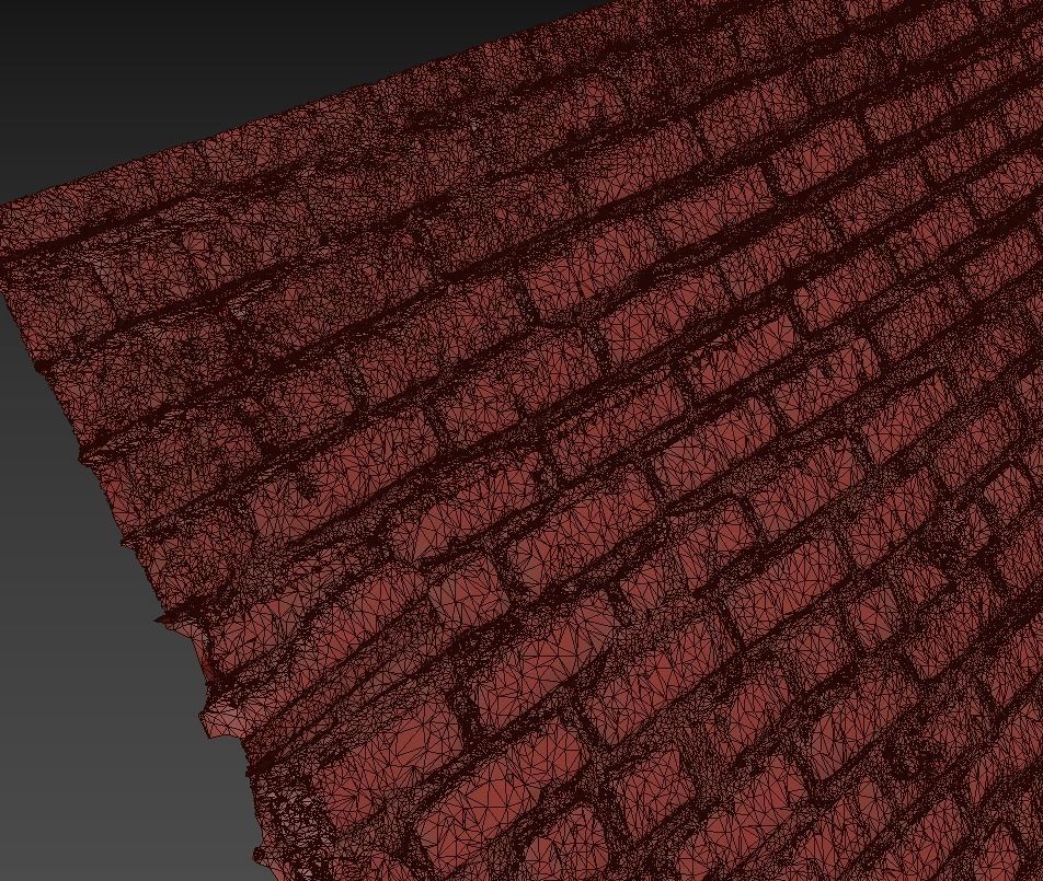 Ultra realistic Brick Old wall Scan 3D model_12