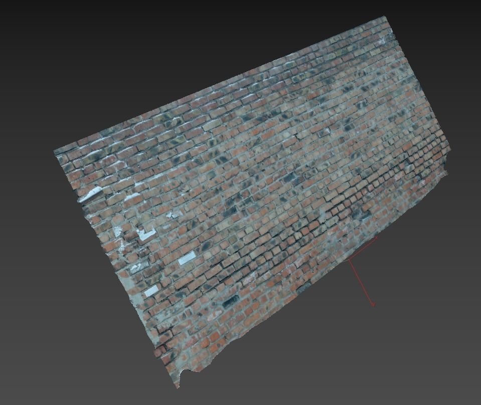 Ultra realistic Brick Old wall Scan 3D model_7