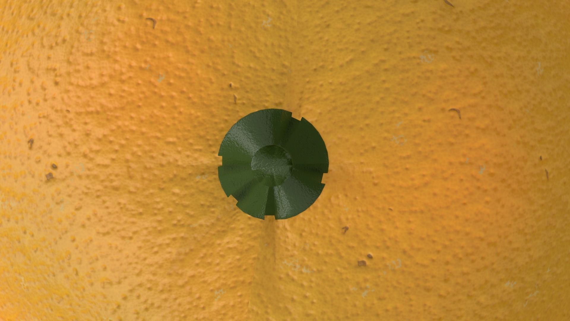 Orange Low-poly 3D model_7