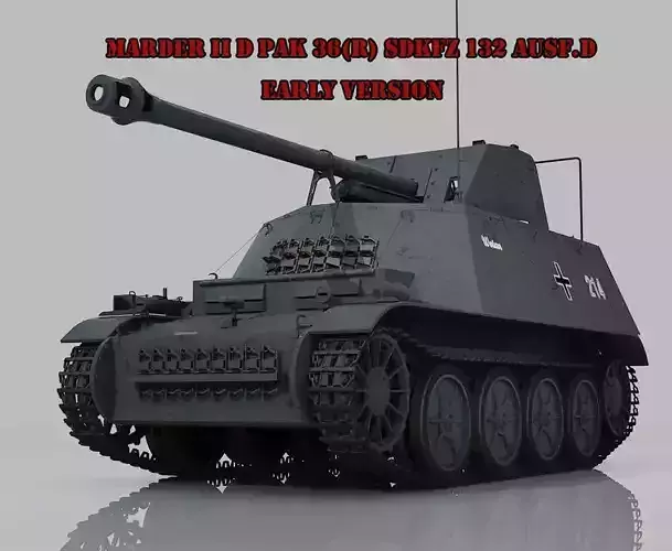 Marder II D Pak36R Sdkfz 132 Early Version