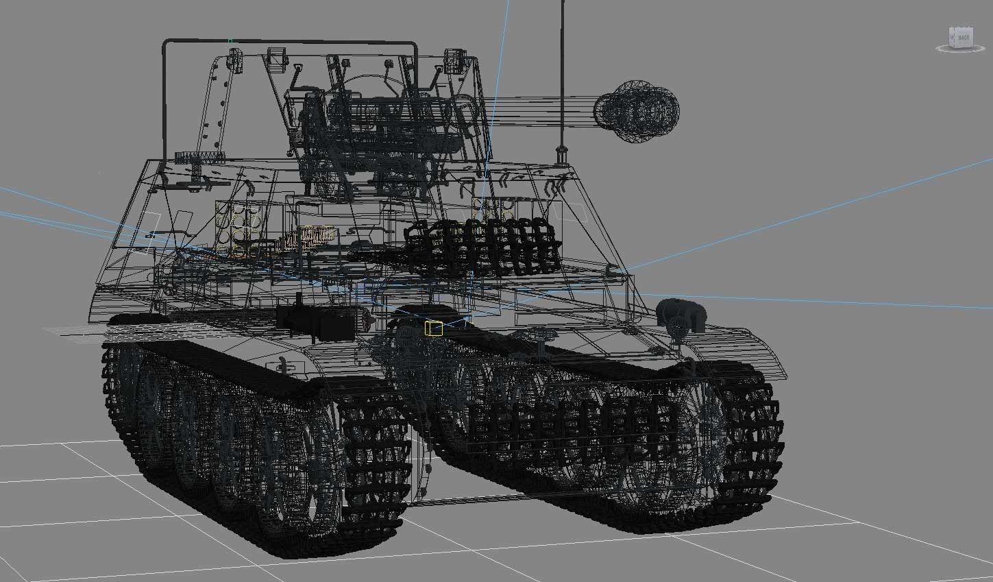 Marder II D Pak36R Sdkfz 132 Early Version 3D model_8