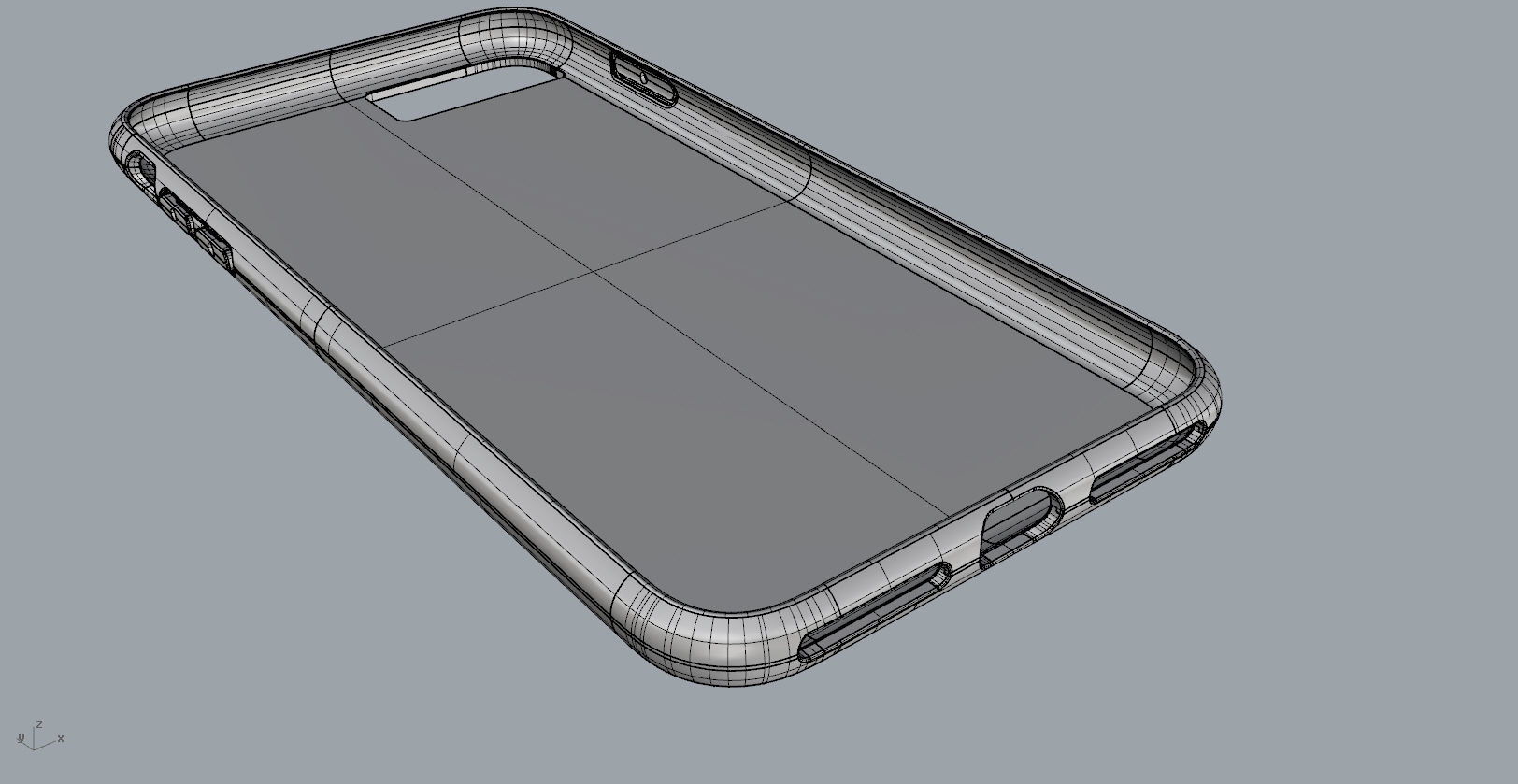 iphone 8plus black case Original customizable design 3D print model_34