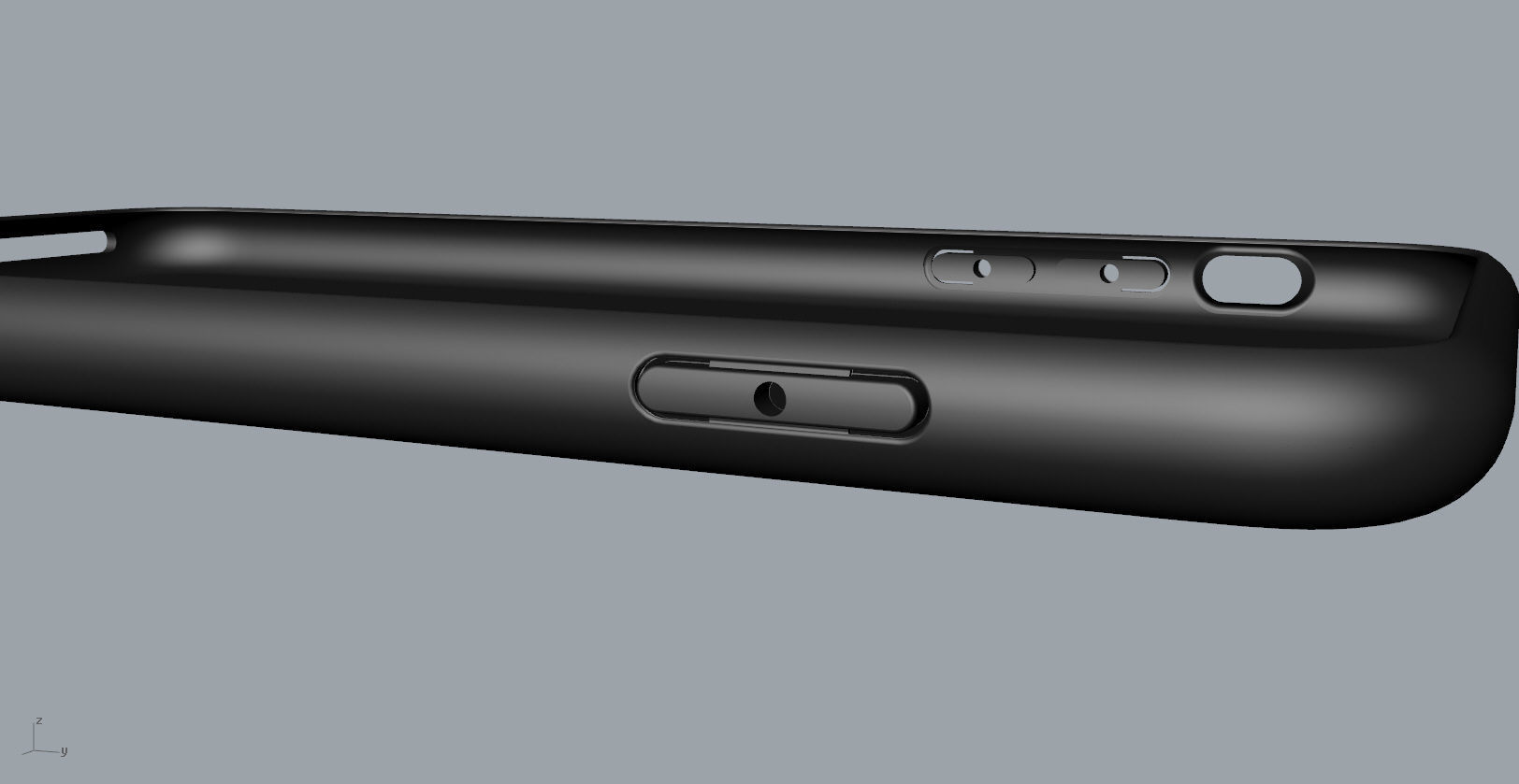 iphone 8plus black case Original customizable design 3D print model_22