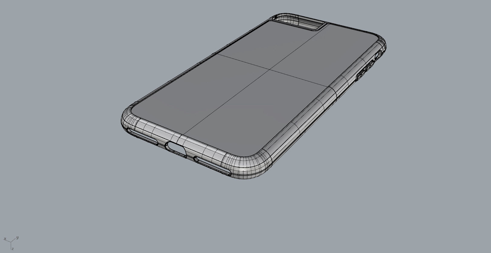 iphone 8plus black case Original customizable design 3D print model_26