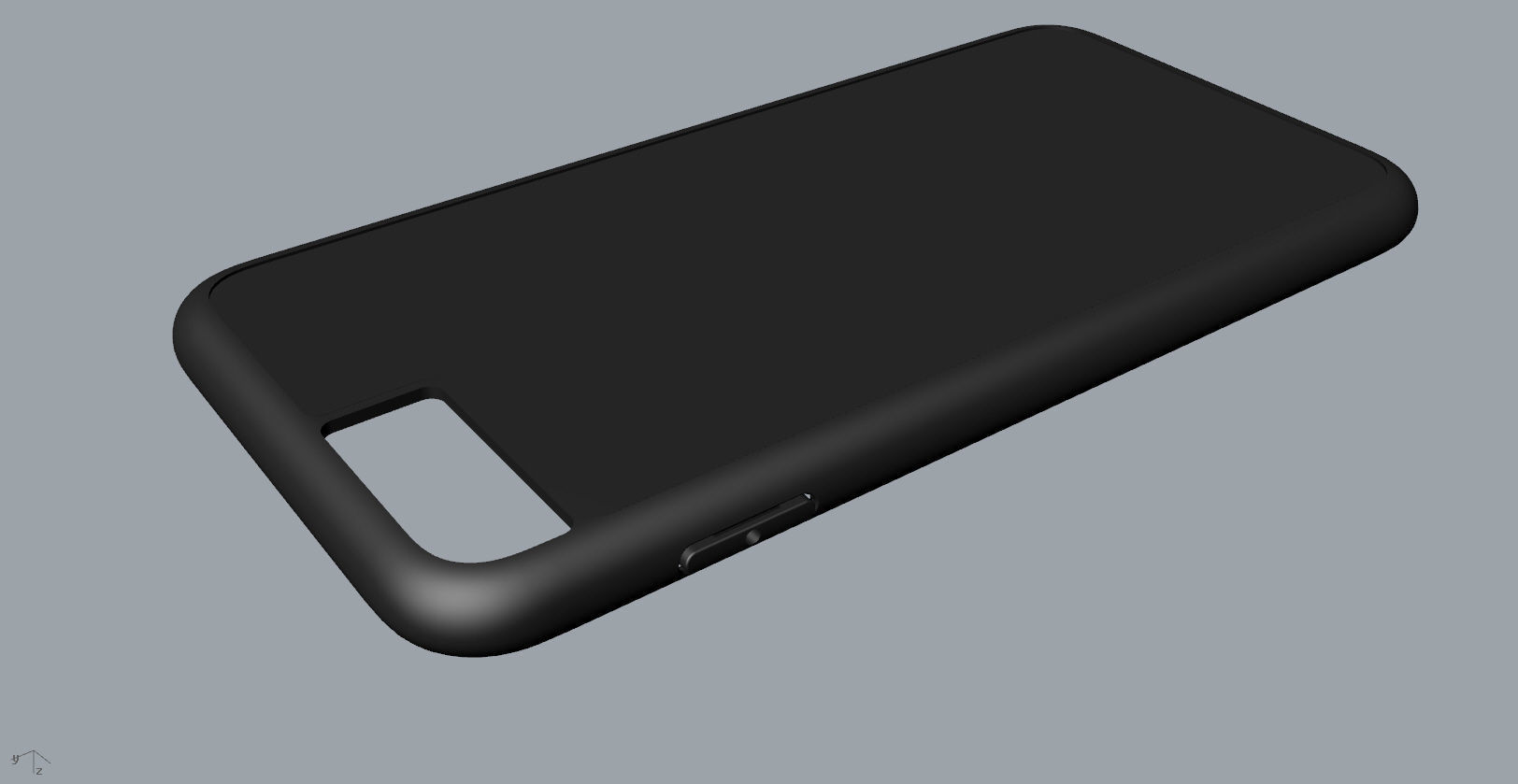 iphone 8plus black case Original customizable design 3D print model_17