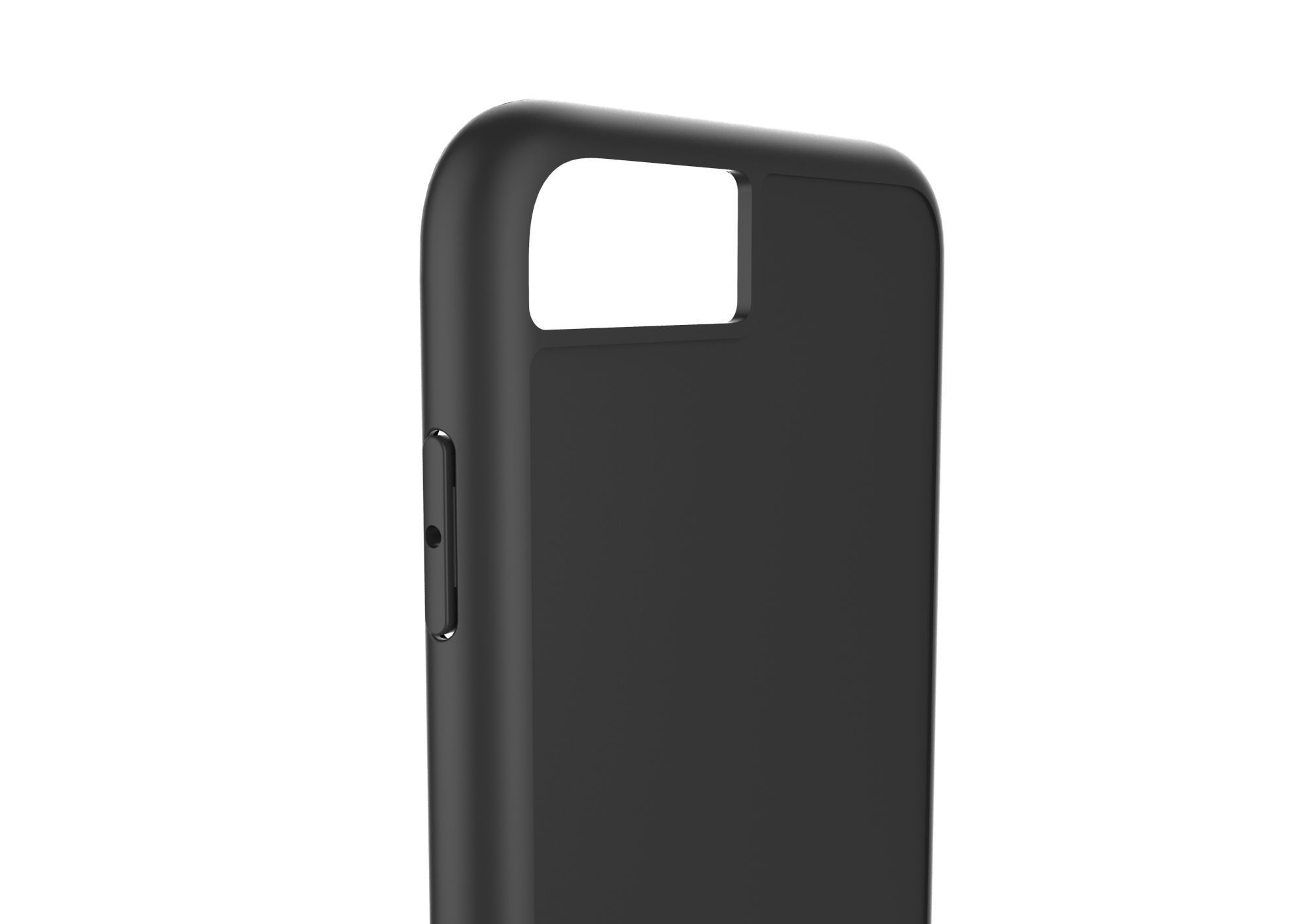 iphone 8plus black case Original customizable design 3D print model_1