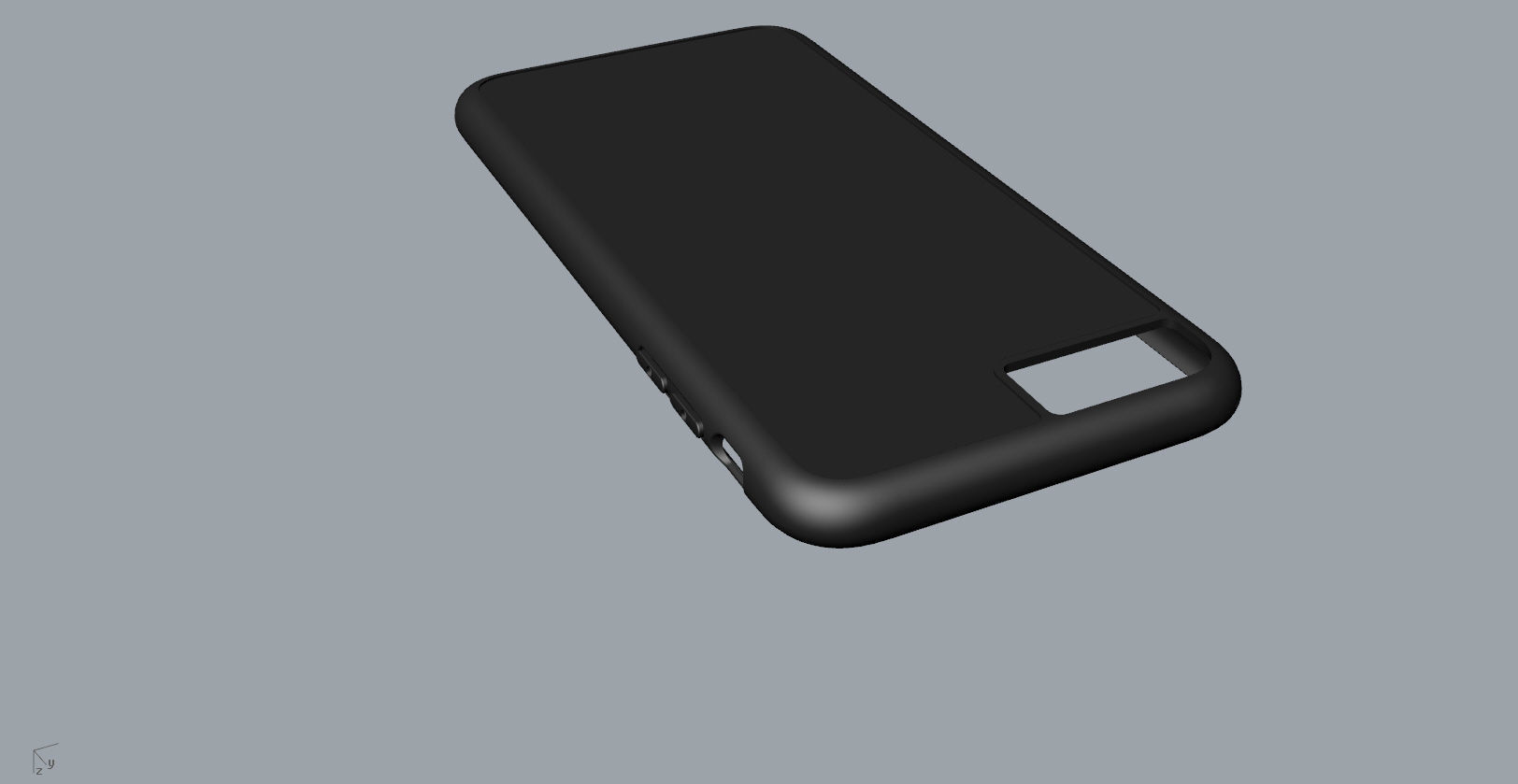 iphone 8plus black case Original customizable design 3D print model_15