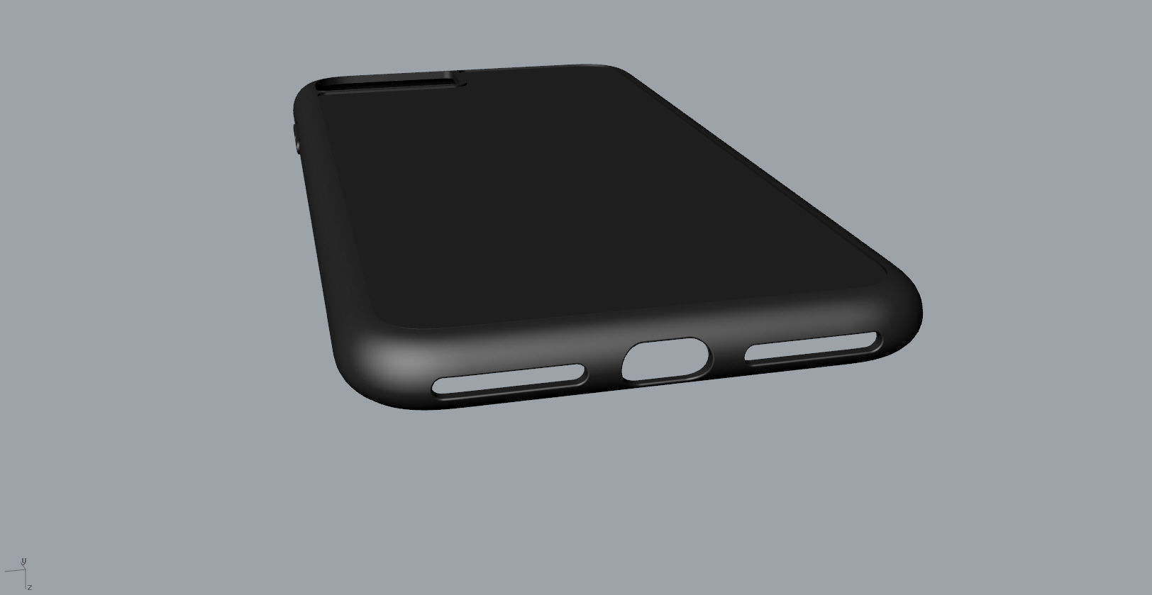 iphone 8plus black case Original customizable design 3D print model_12