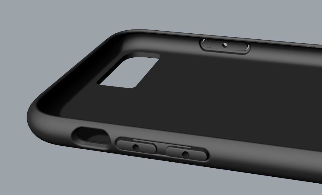 iphone 8plus black case Original customizable design 3D print model_19