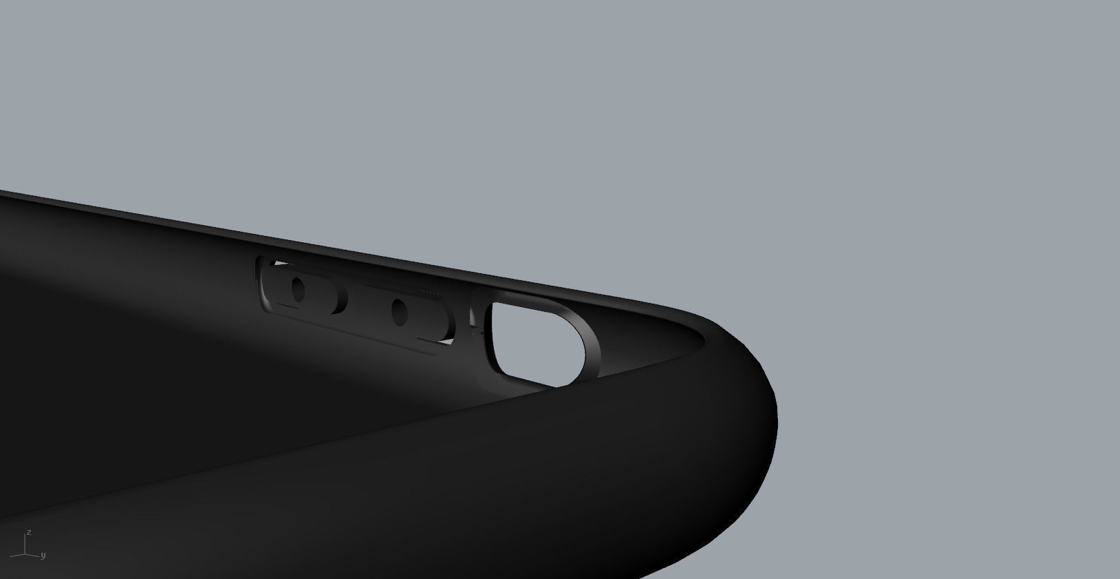 iphone 8plus black case Original customizable design 3D print model_23