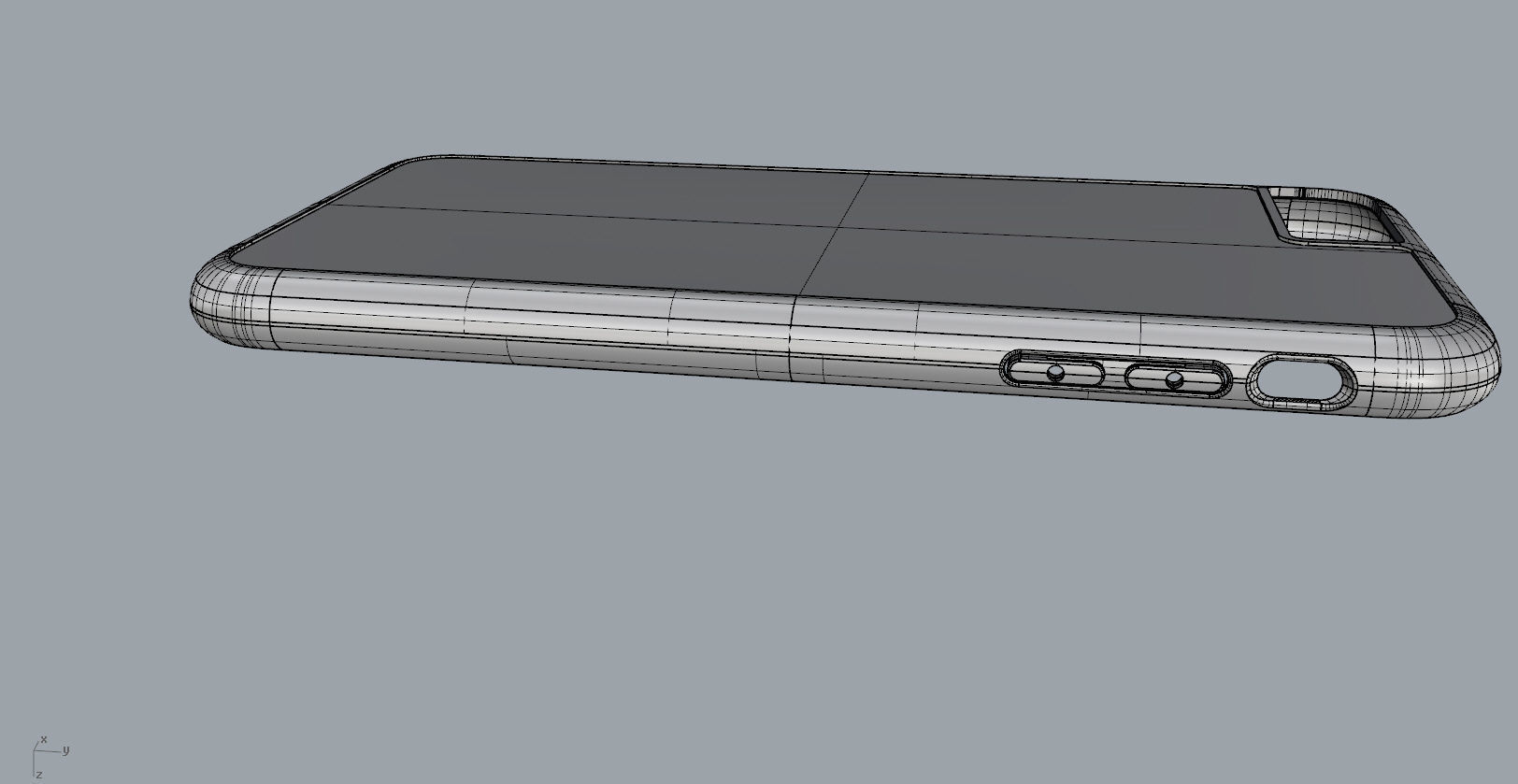 iphone 8plus black case Original customizable design 3D print model_28