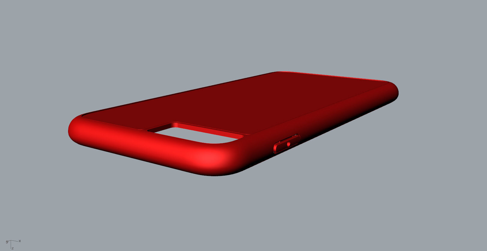 iphone 8plus  red case Original customizable design 3D print model_22