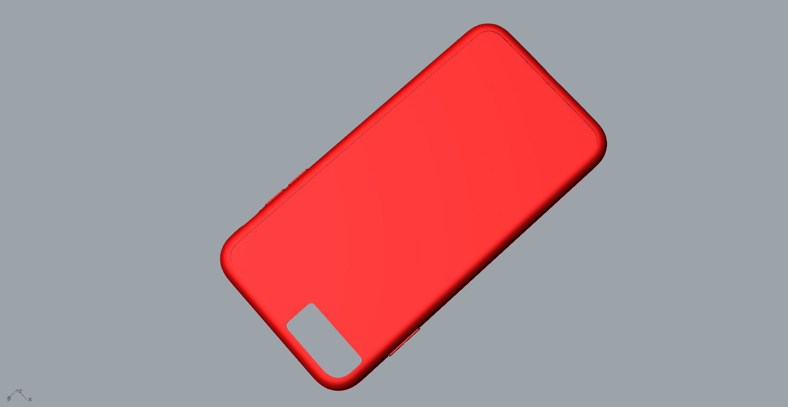 iphone 8plus  red case Original customizable design 3D print model_20