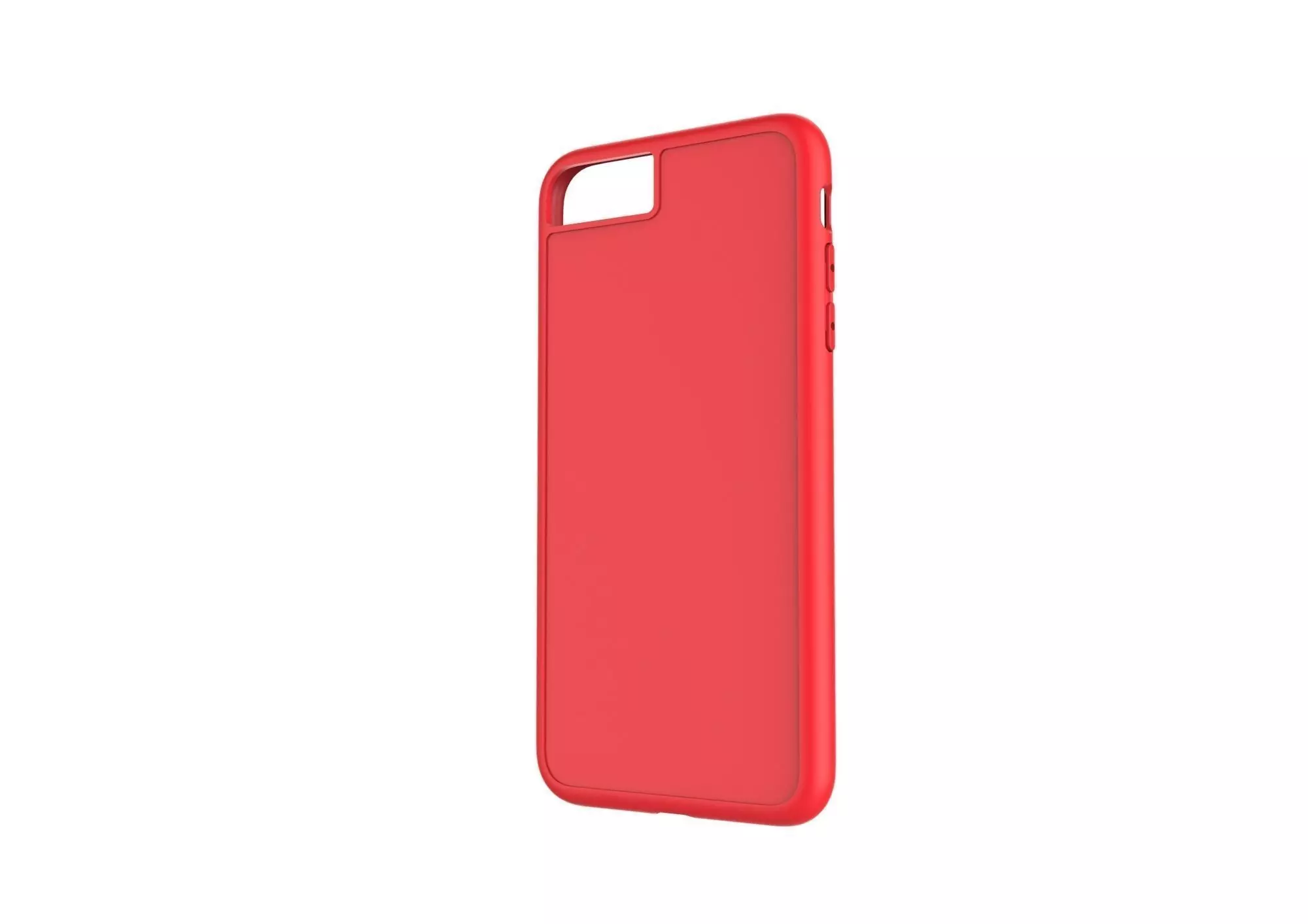 iphone 8plus  red case Original customizable design 3D print model_0