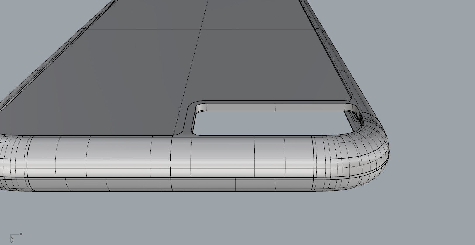 iphone 8plus blue case Original customizable design 3D model_31