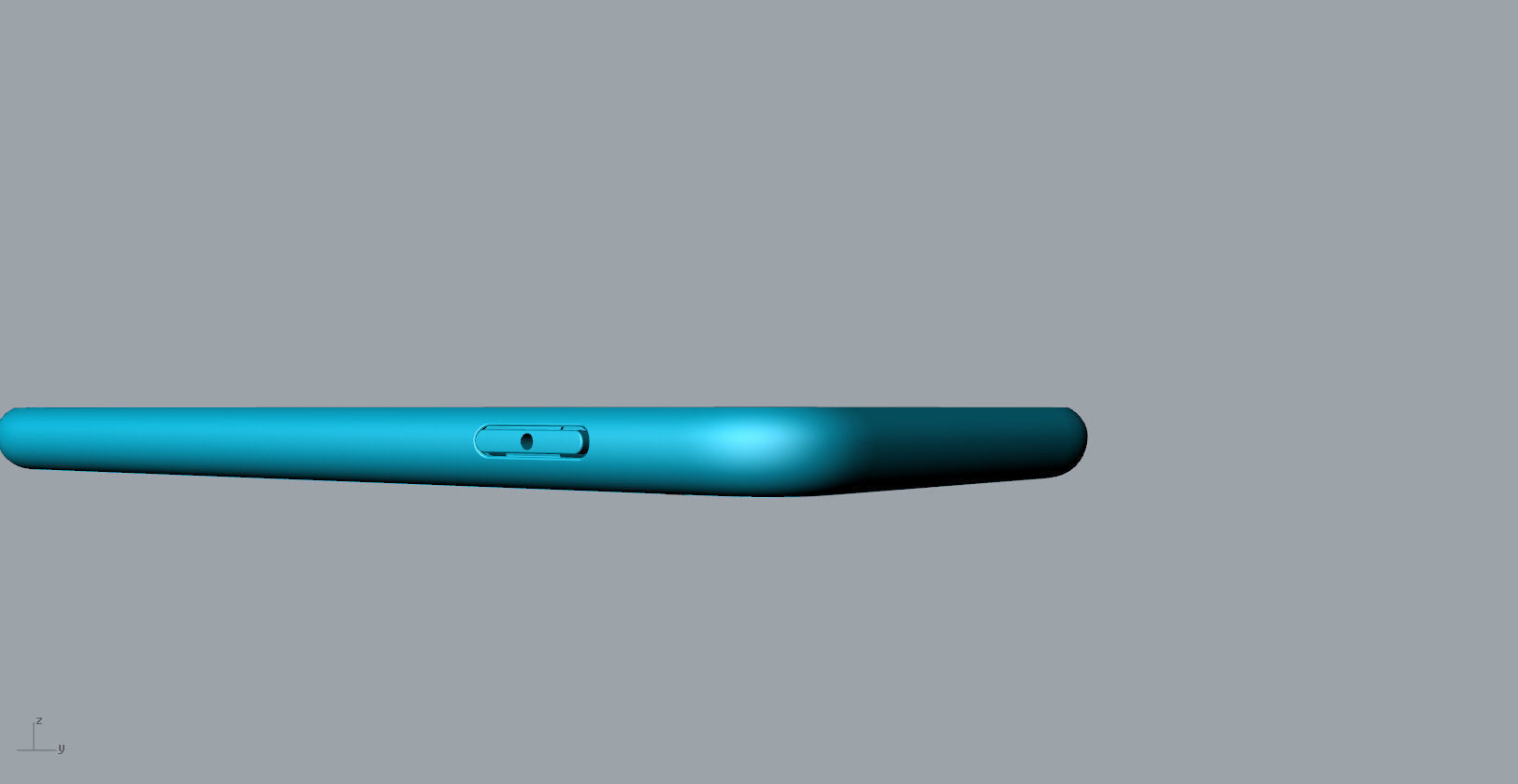 iphone 8plus blue case Original customizable design 3D model_15