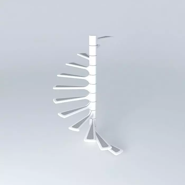 Spiral staircase Free 3D model_0