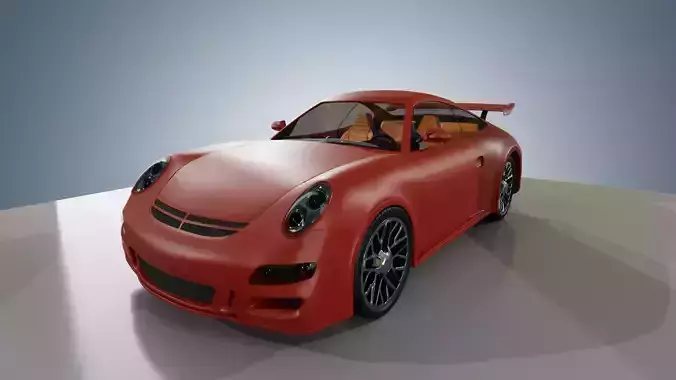 Sport Car plus Interior 3D Model Collection
