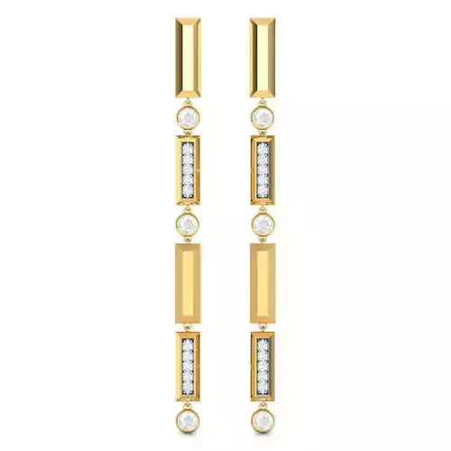 Shanti Linear Drop Earring