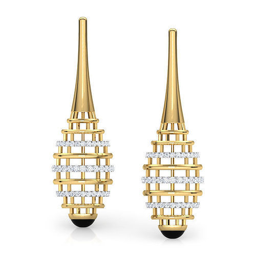Eros Ziggurat Drop Earrings 3D print model