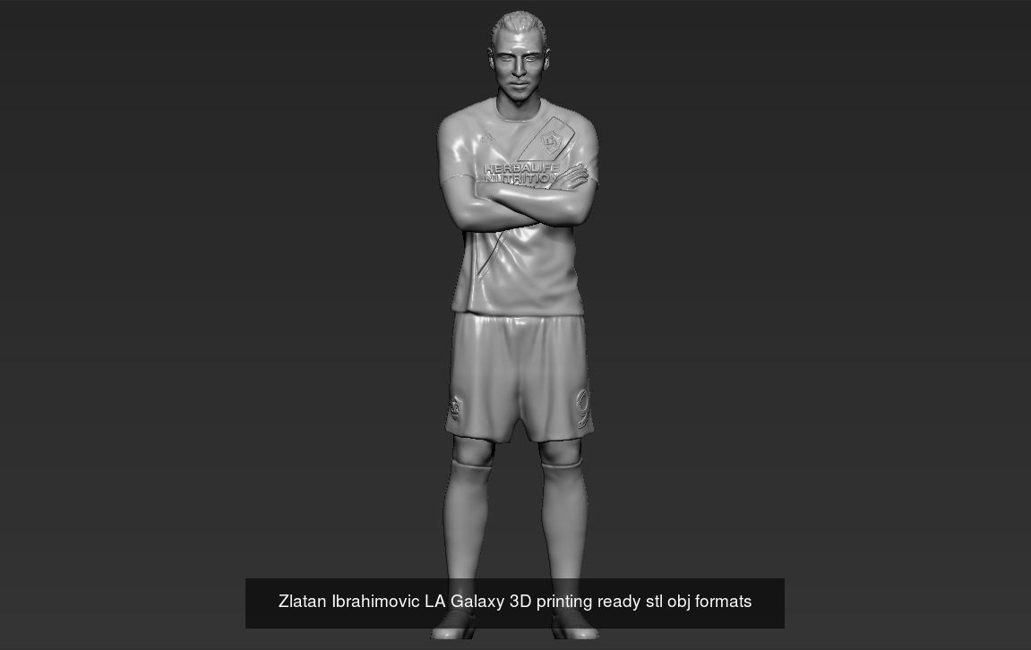 Famous Football figurines and busts for 3D printing 3D Model Collection_18